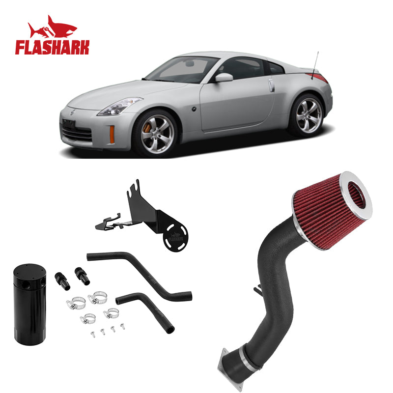 2003-2006 Nissan 350Z 3.5 V6 Z33 Air Intake W/Cone Filter、mySite、nflplayoffbracketp