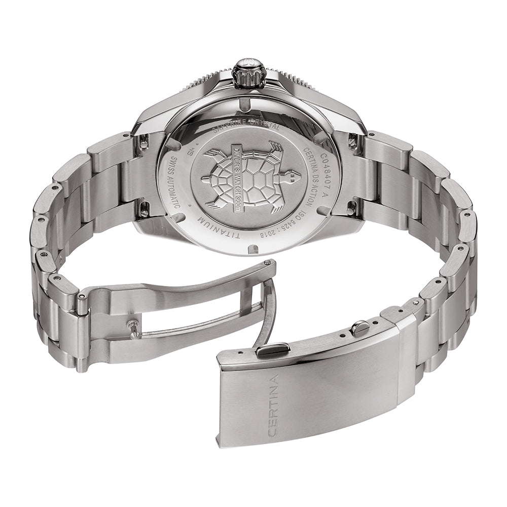 DS Action Diver Titanium 40.5mm - Blue on Bracelet、mySite、botmansion