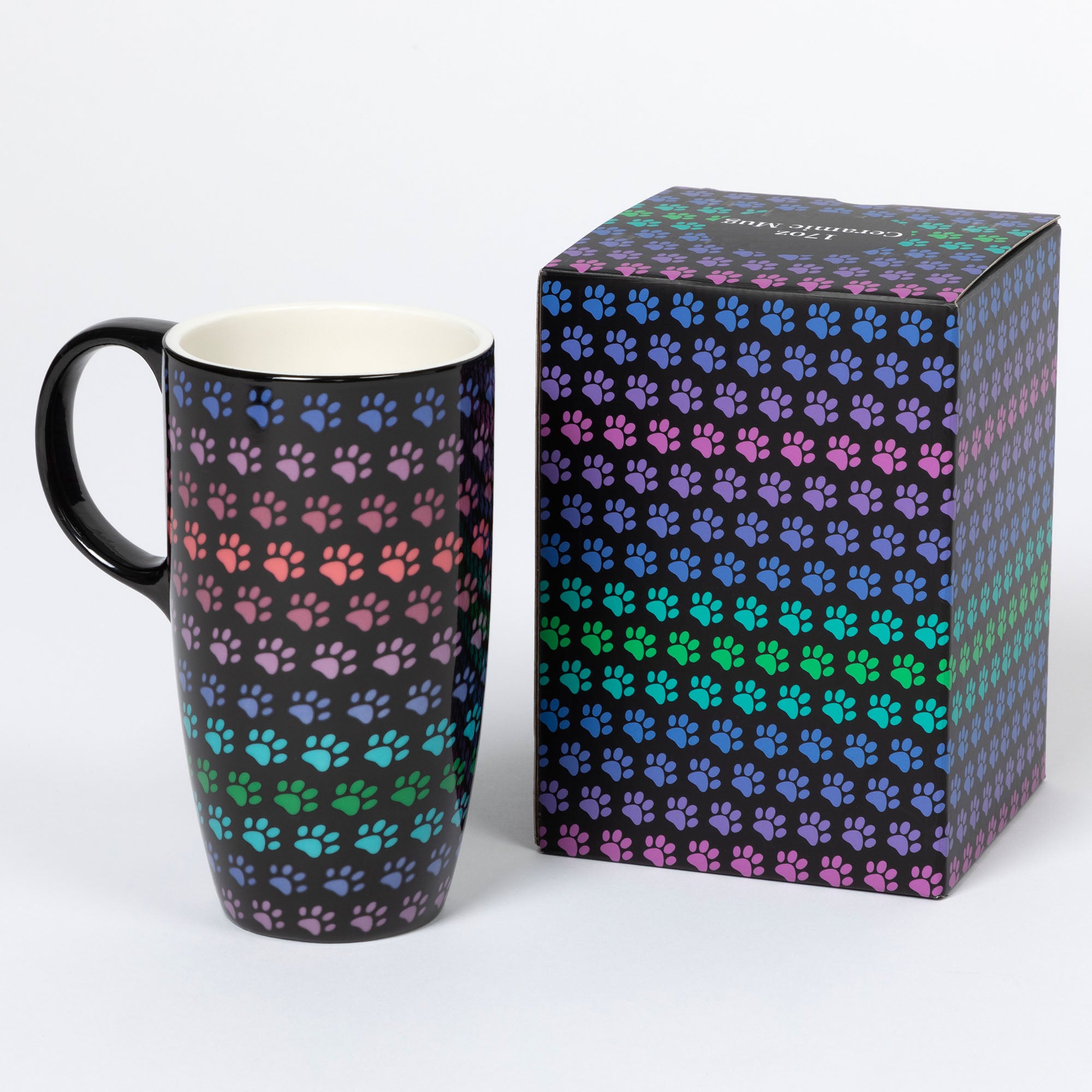 Paws & Prints Tall Ceramic Mug、mySite、camillekostekn