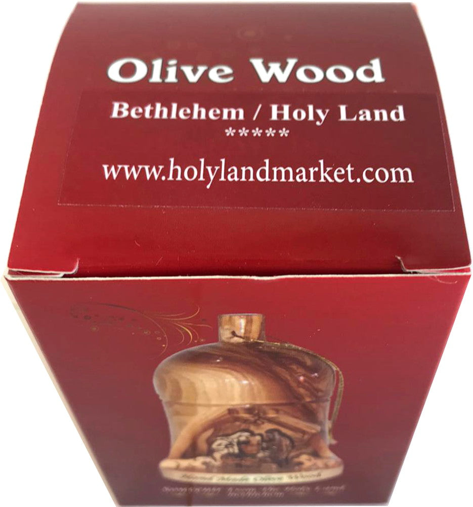  Holy Land Market Olive wood Christmas Ornament - Grade A (9x5.3 cm or 3.5x2.1)、mySite、elrpsem3k