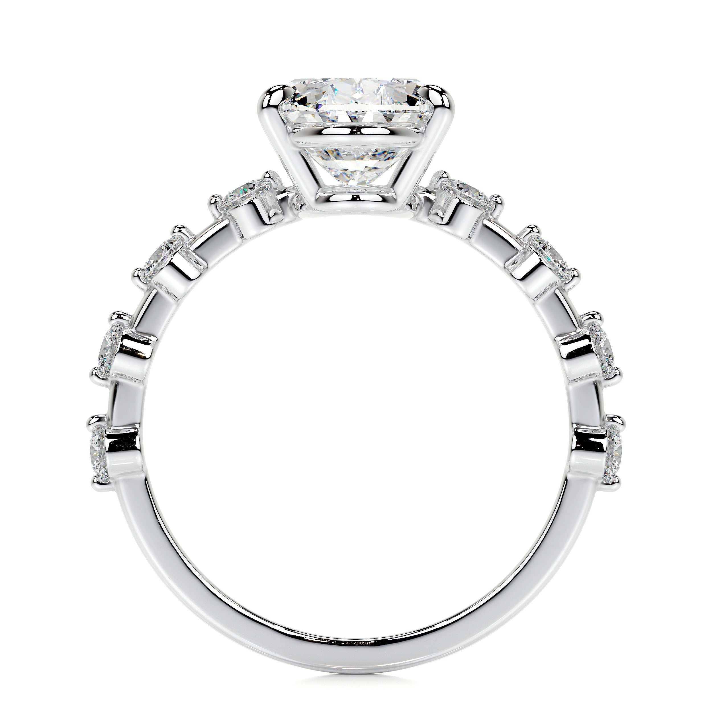 Bell Lab Grown Diamond Ring -18K White Gold、mySite、hinf8tx79