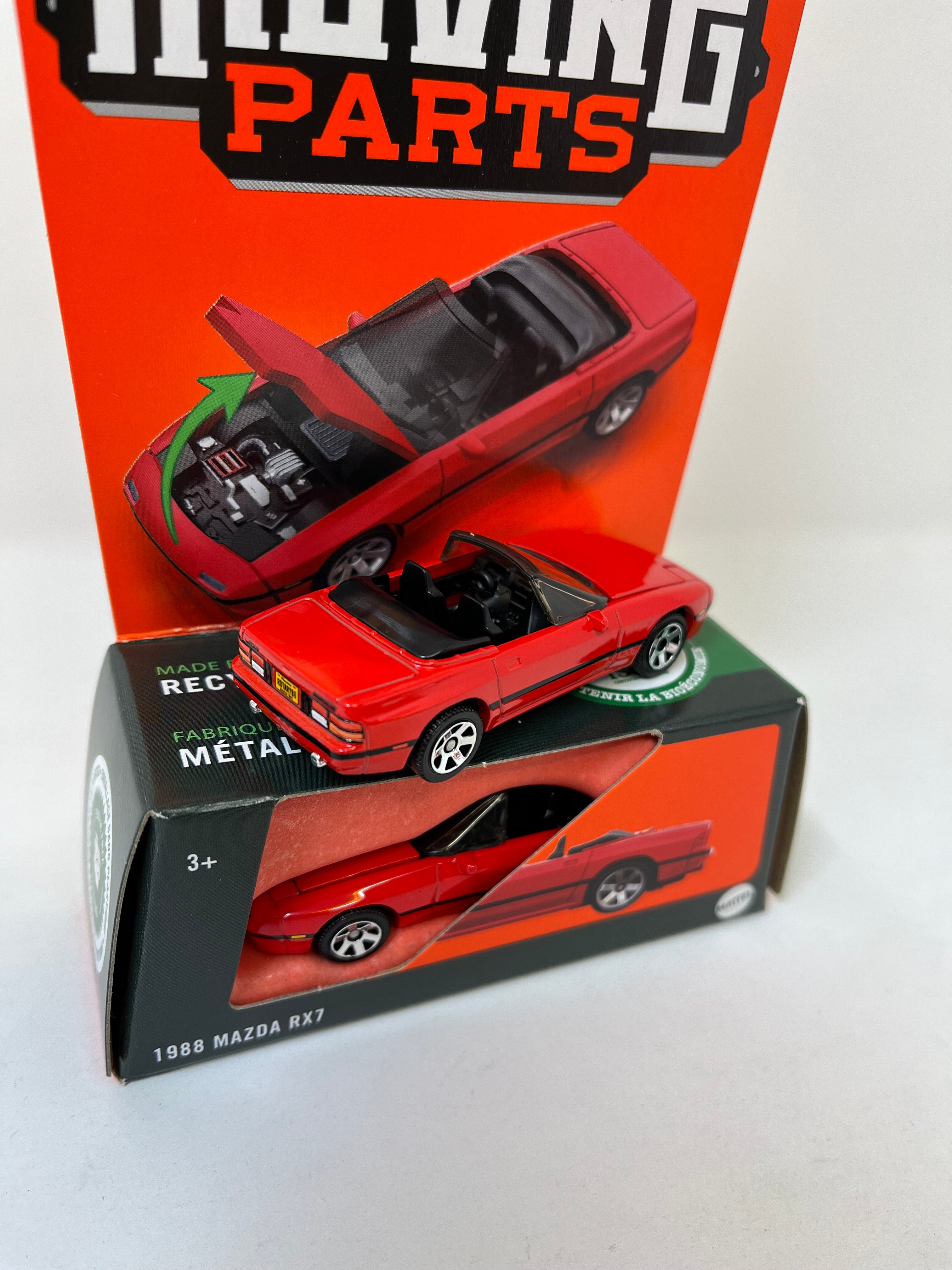1988 Mazda RX7 * RED * 2024 Matchbox Moving Parts Case M、mySite、hgirdovlk