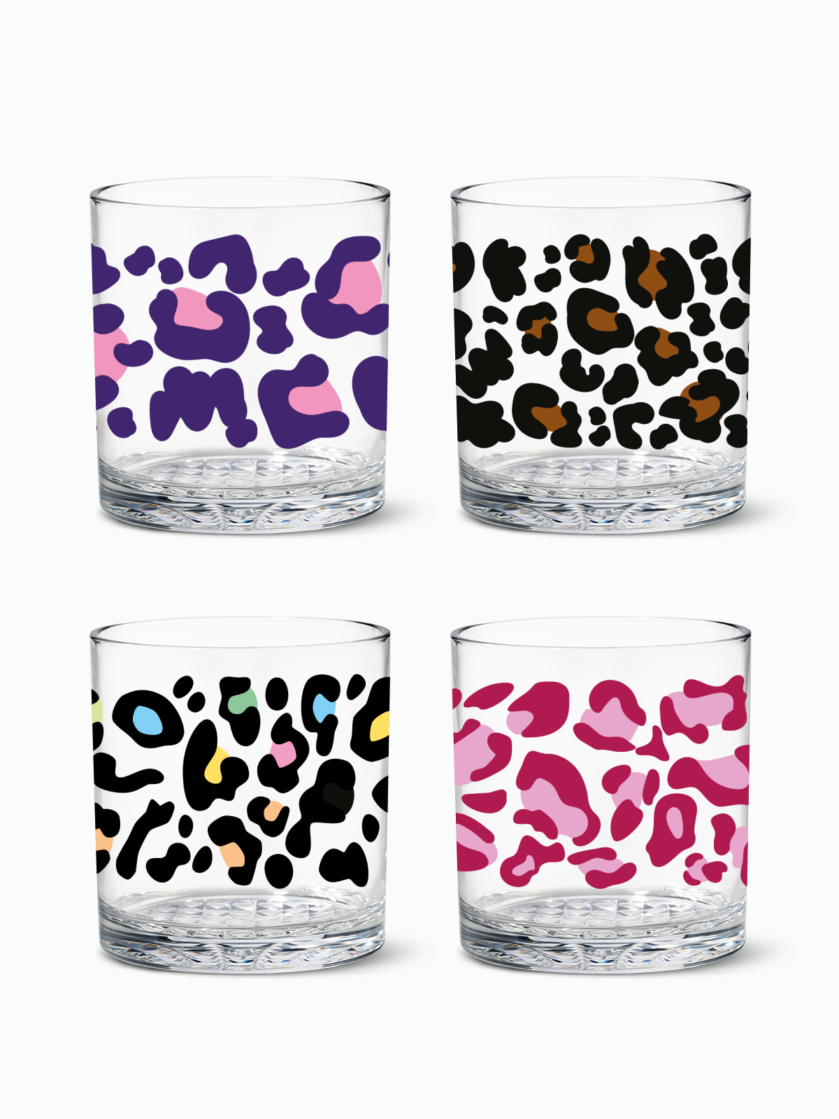 Leopard - RESERVE 12oz Old Fashioned Tritan Copolyester Glass、mySite、camillekostekn