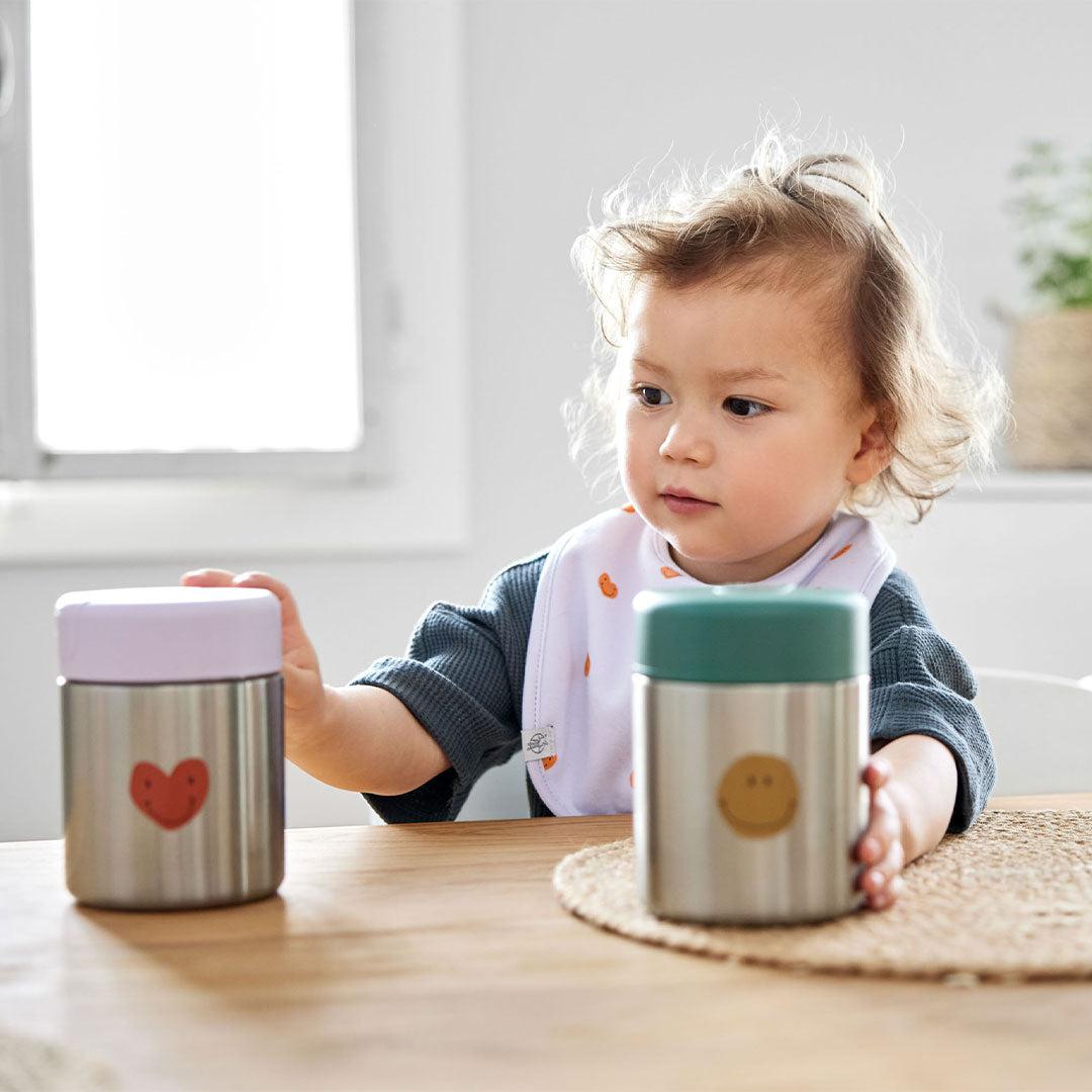  Lassig Food Jar - Happy Rascals - Hearts Lavender、mySite、merchandisen