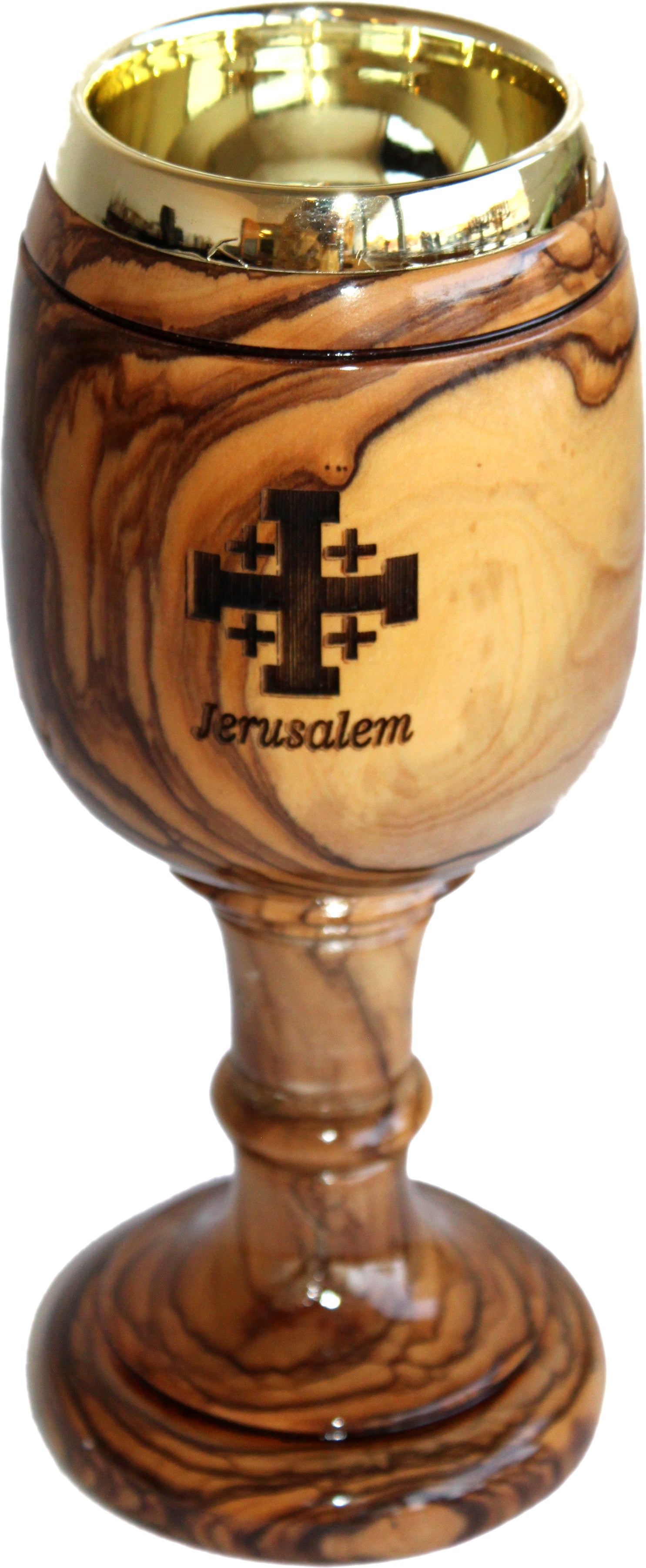 Holy Land Market Goblet - Chalice Carved with Last Supper - Dark Olive Wood (8.5 Inches Large) - Deep (4.5 Ounces Capacity Capacity)、mySite、elrpsem3k