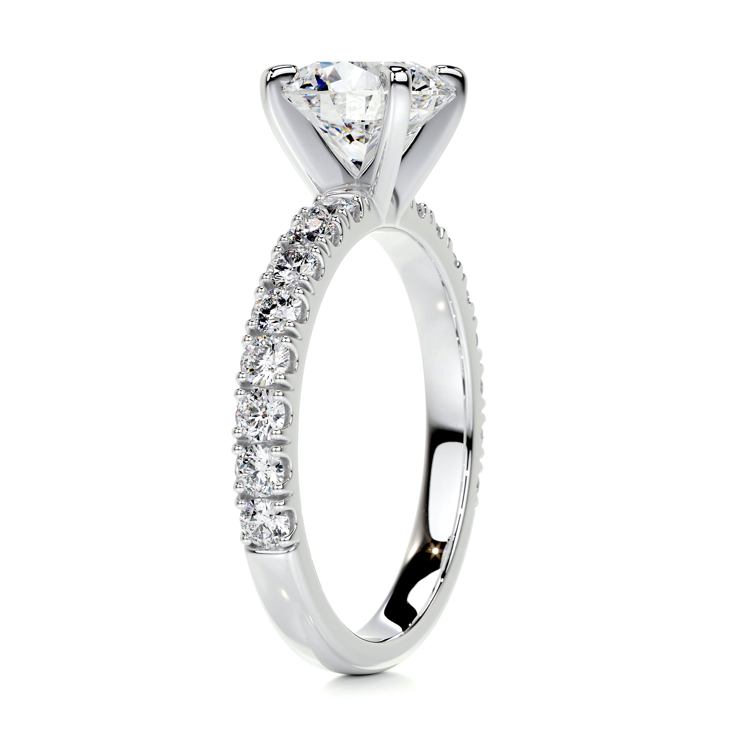 Alison Diamond Engagement Ring -14K White Gold、mySite、hinf8tx79