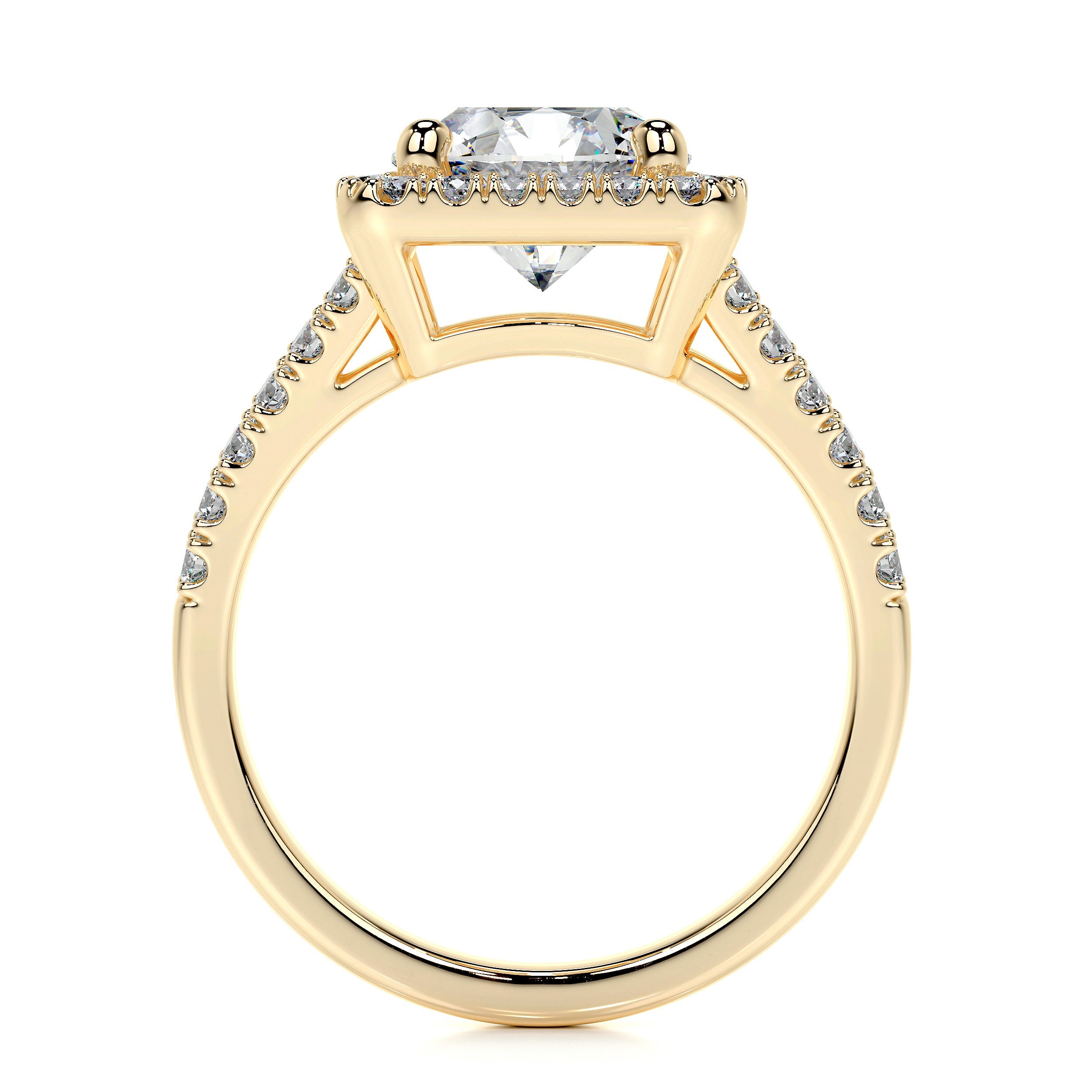 Addison Lab Grown Diamond Ring -18K Yellow Gold、mySite、hinf8tx79
