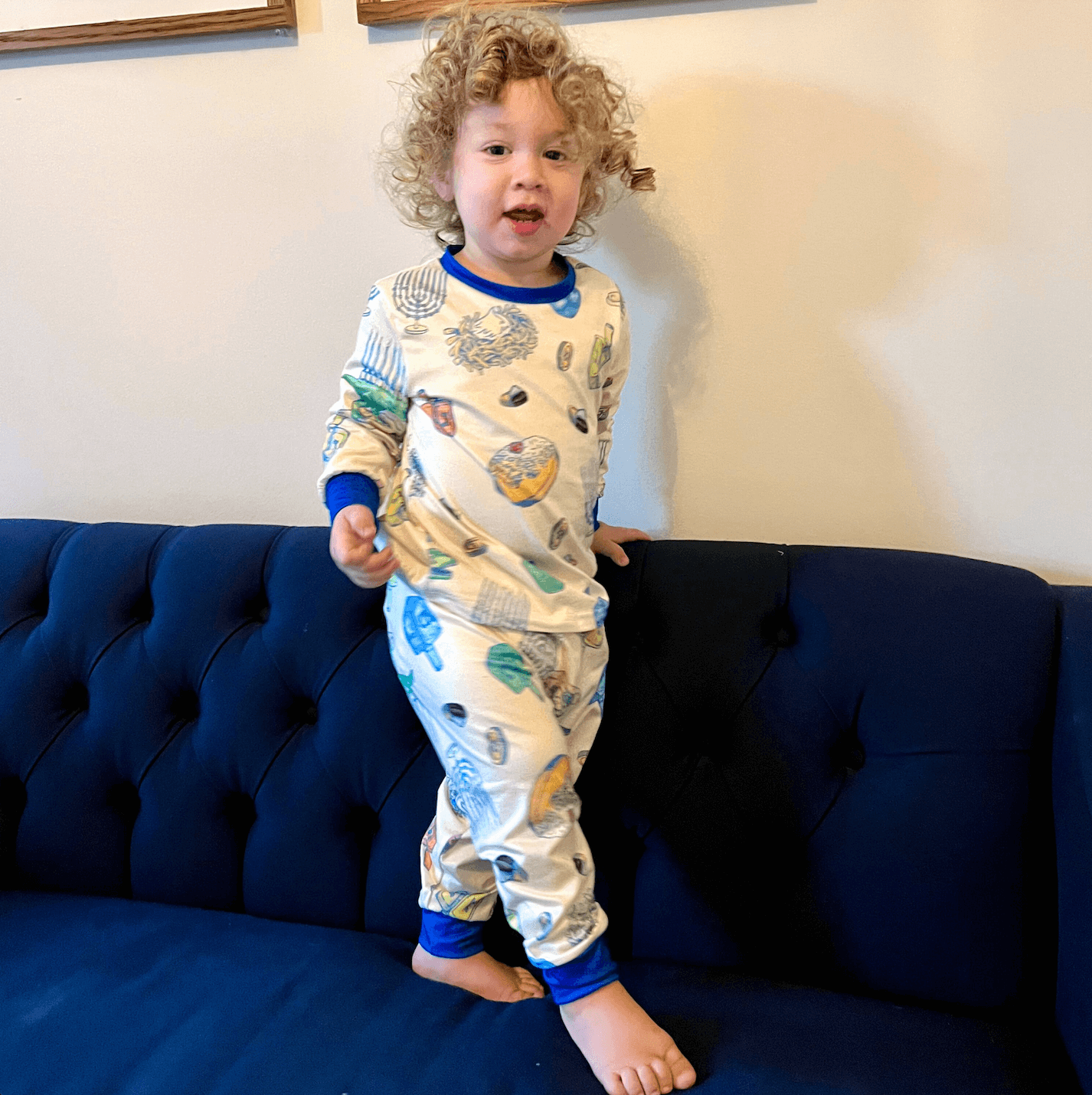 Hanukkah Light and Latkes Pajamas - (Kids Unisex Sizes 2T - 14)、mySite、topwebapps