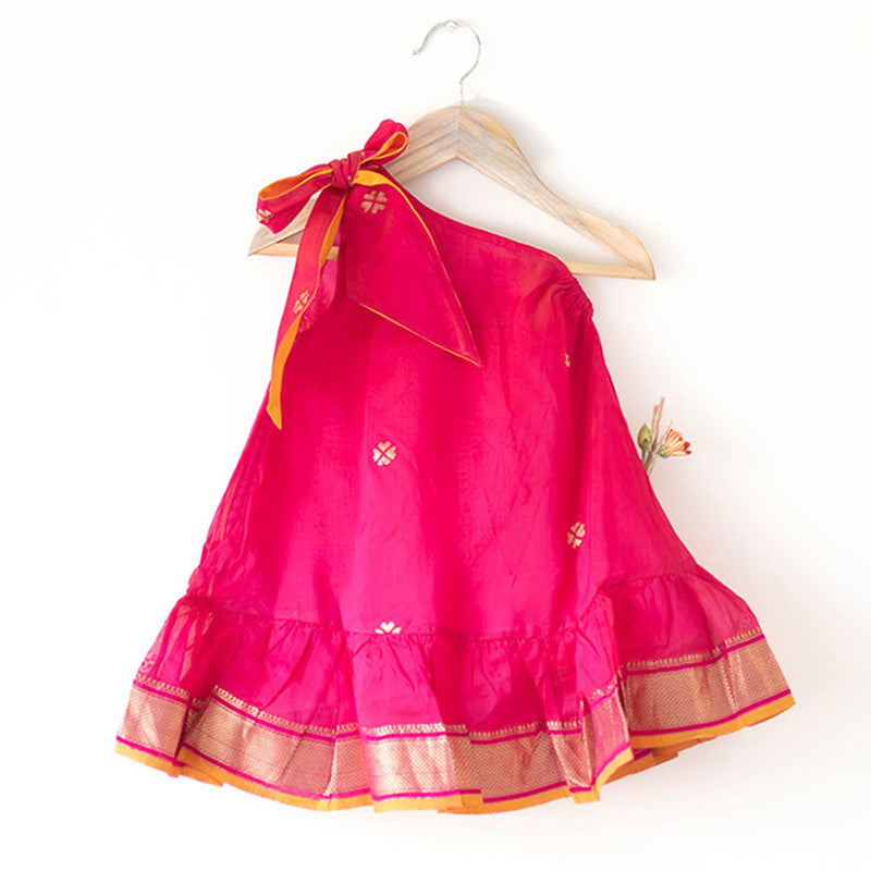 Cotton Dress For Girls | One Shoulder Dress | Pink、mySite、camillekostekn