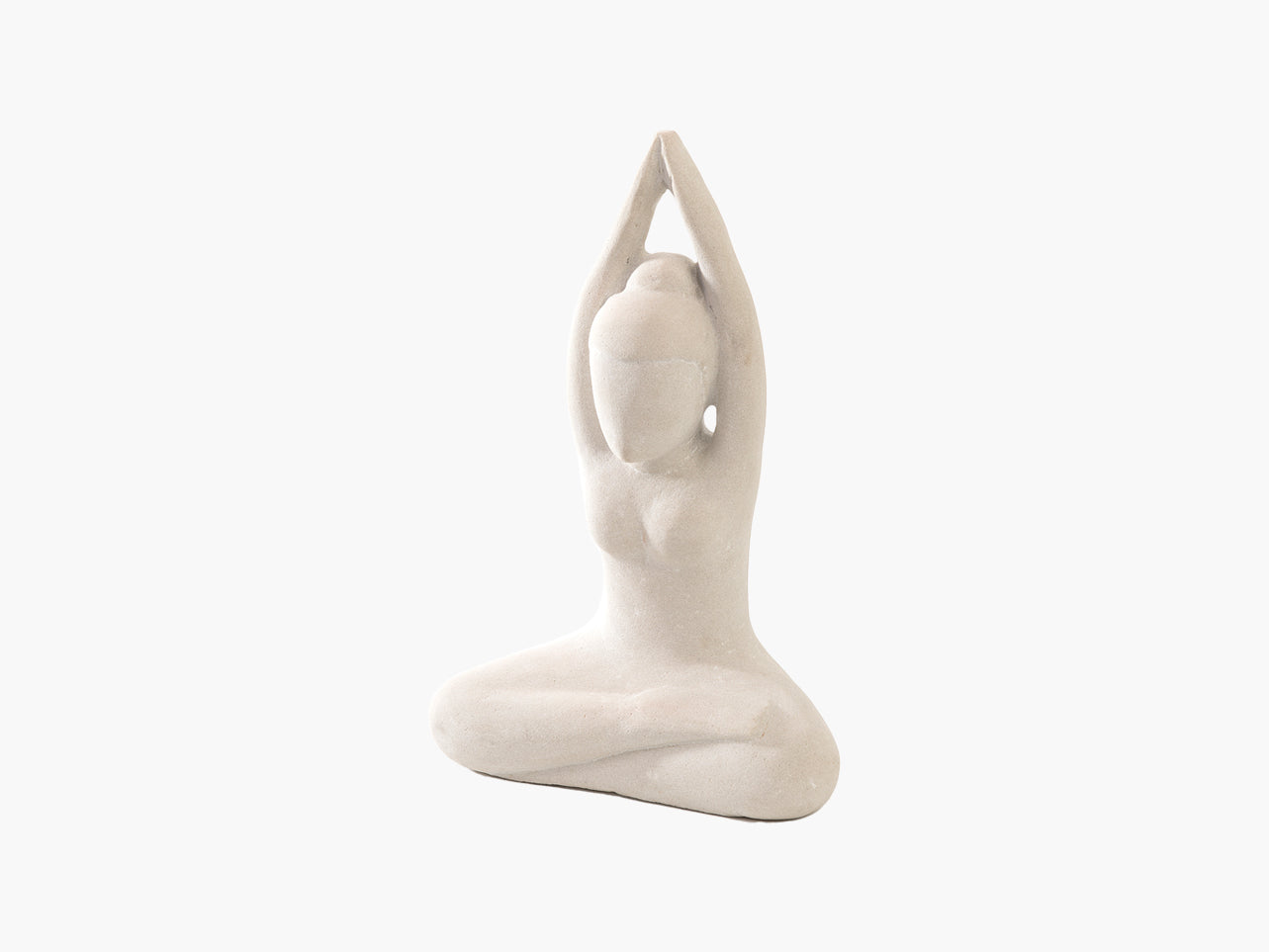 Sukhasana Namaste - Sandstone (Medium, 40cm)、mySite、topwebapps