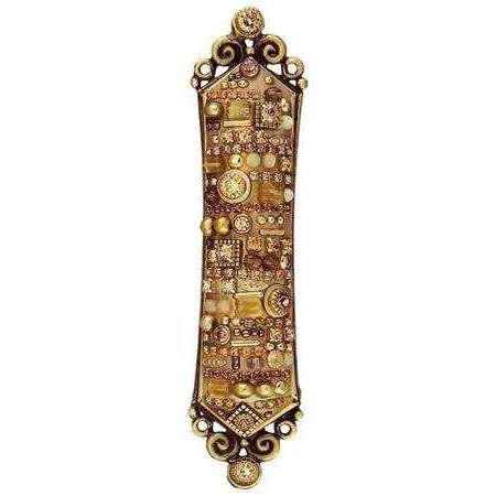 Michal Golan Warm Swarovski Crystal Mezuzah、mySite、topwebapps