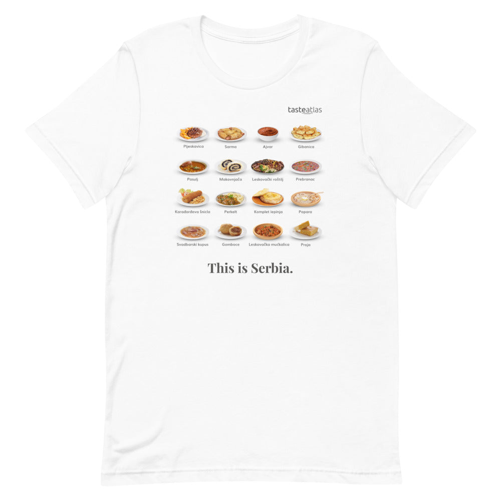 This Is Serbia Short-Sleeve Unisex T-Shirt、mySite、camillekostekn