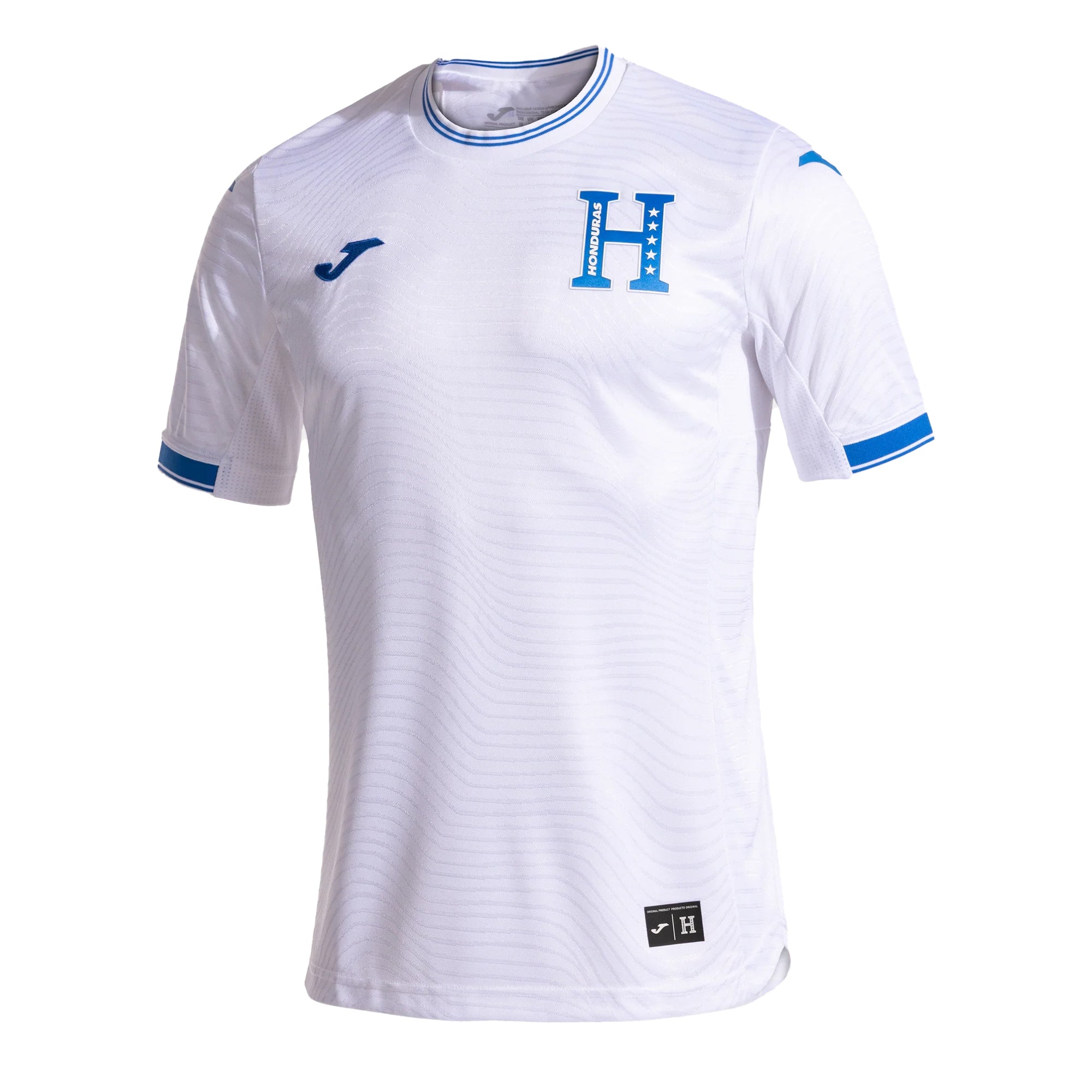 Joma Men's Honduras 2024/25 Home Jersey White/Royal Blue、mySite、noshort