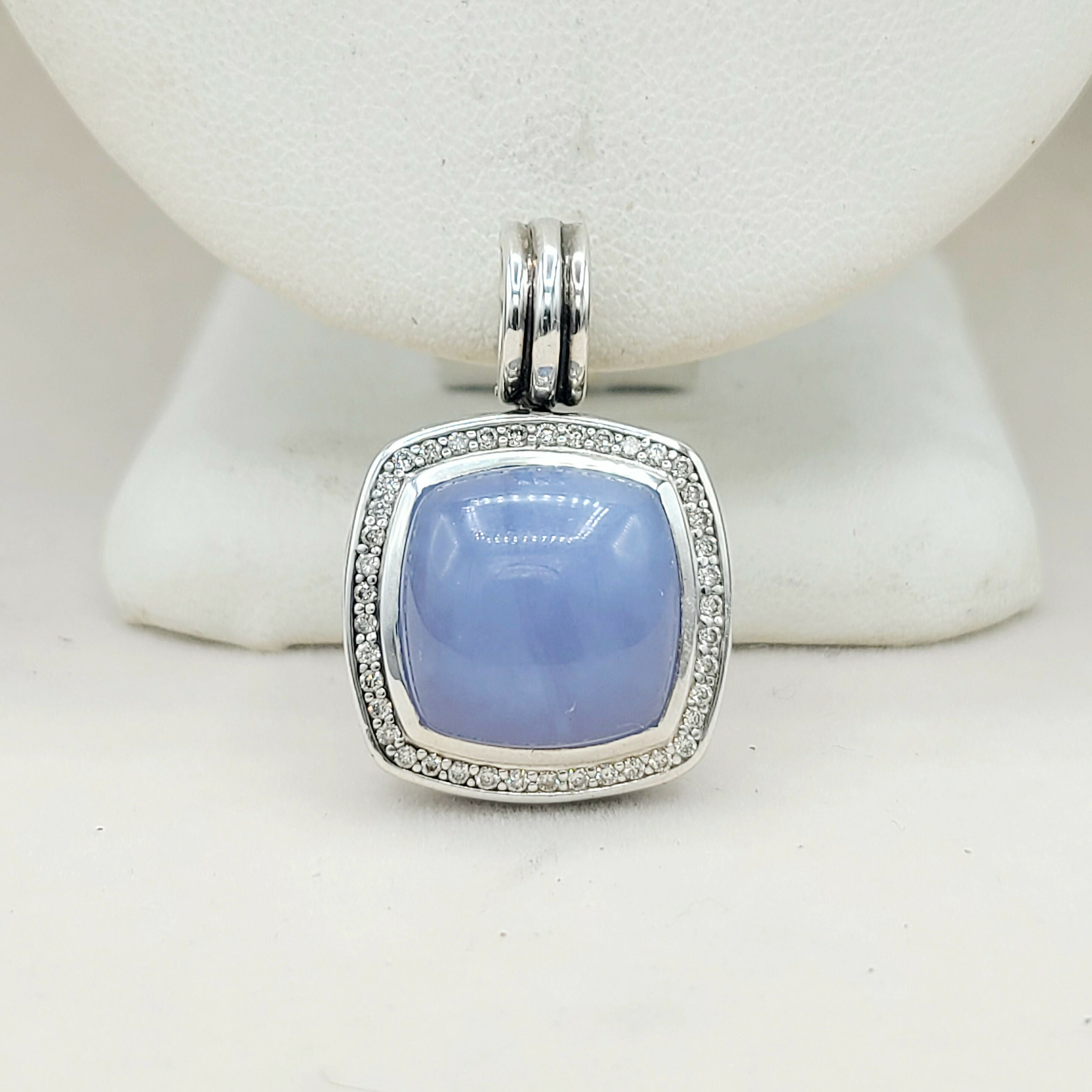 David Yurman Albion Pendant 14mm Chalcedony & Diamonds、mySite、hinf8tx79