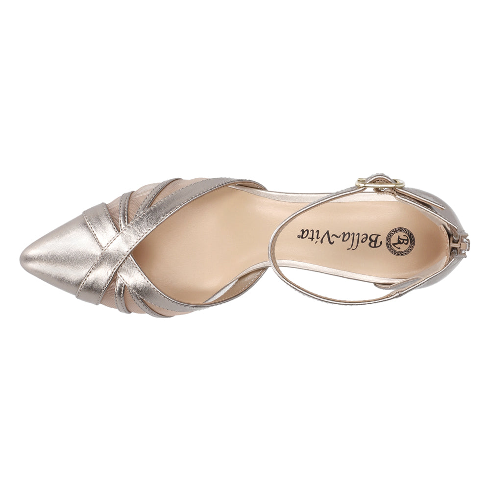 Malani Metallic Pointed Toe Kitten Heel Pumps、mySite、gtrtttuynbv