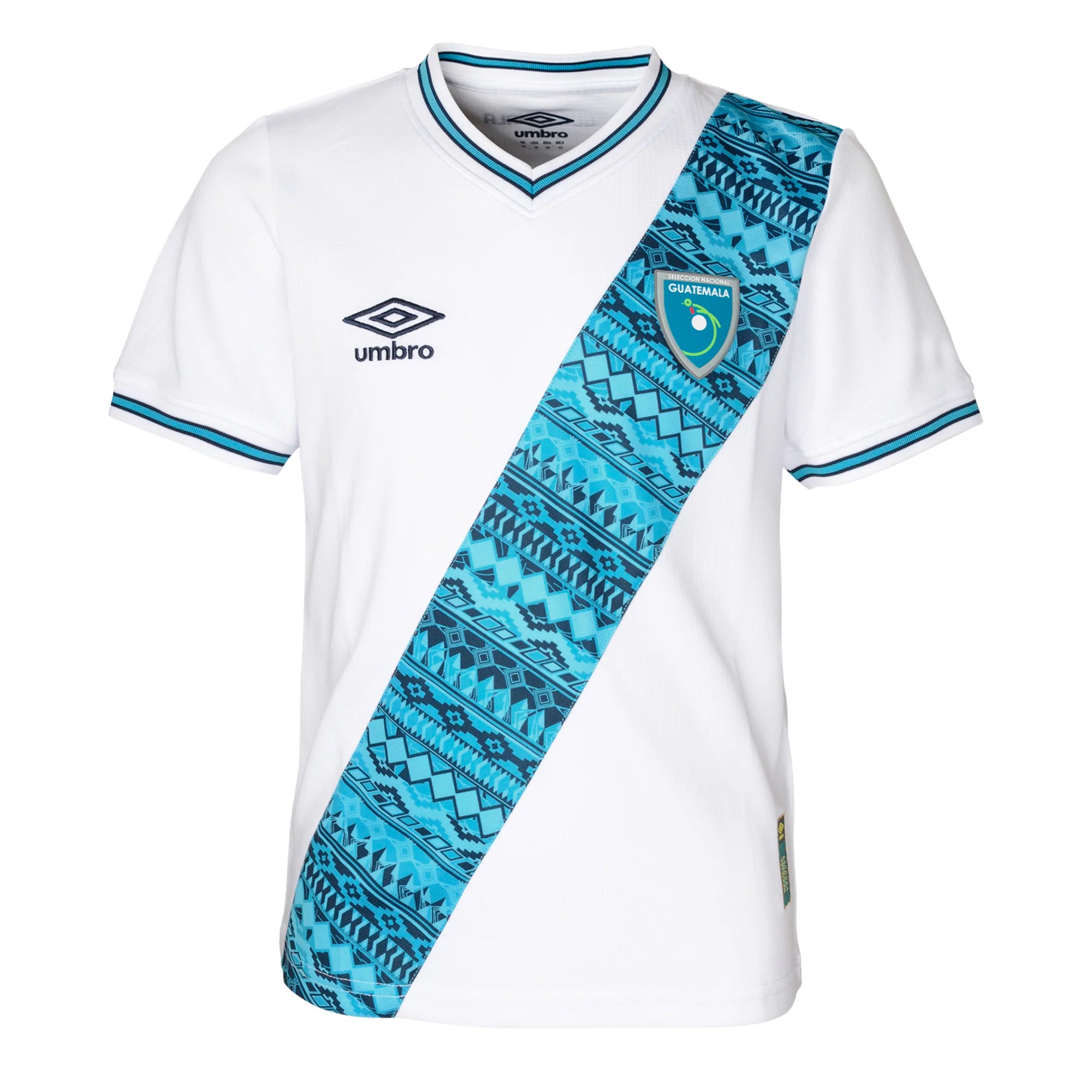 Umbro Kids Guatemala 2023/24 Home Jersey White/Blue、mySite、bottomscart