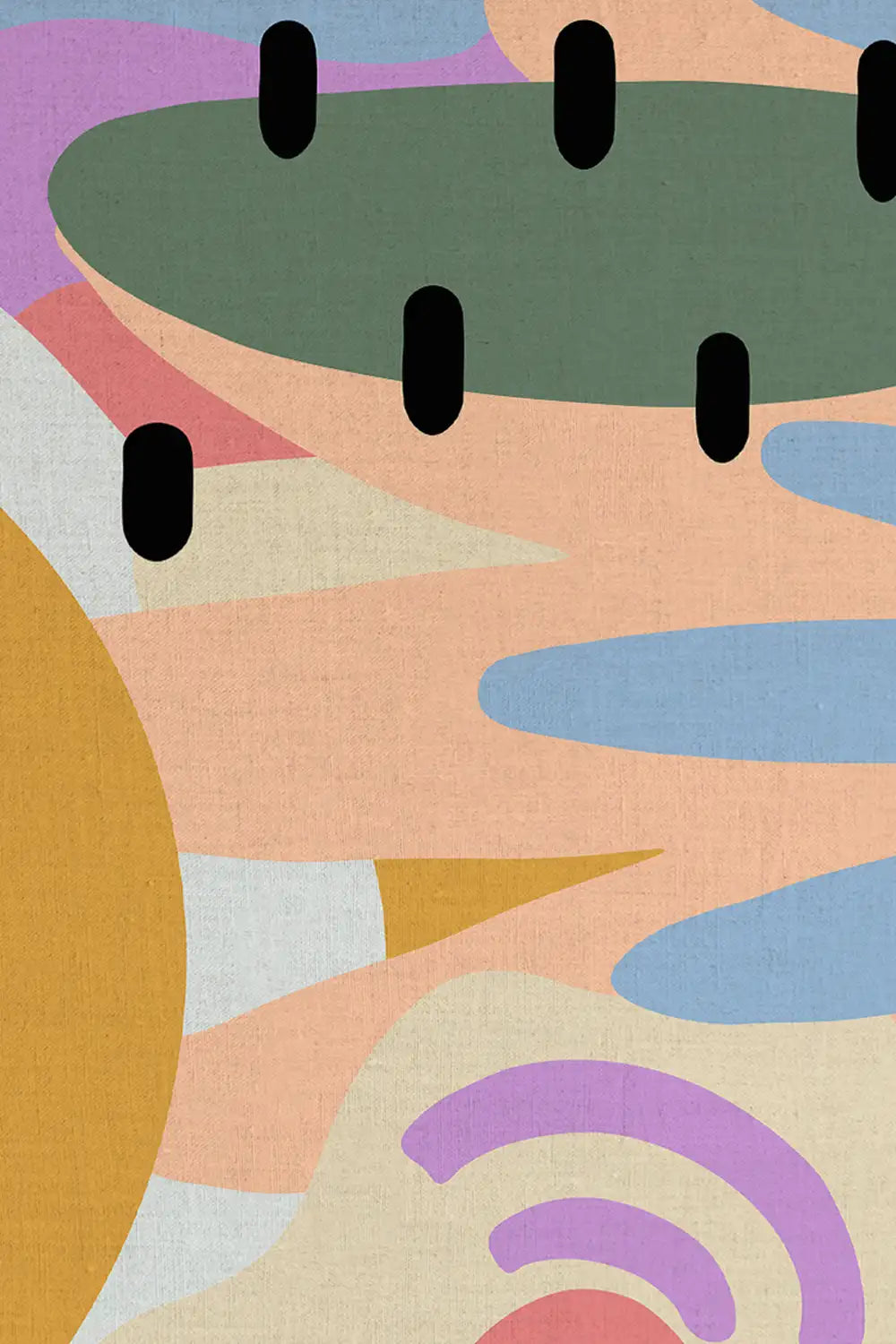 Tropical Paradise Bold Abstract Art Print、mySite、gigharbornorthrealestate