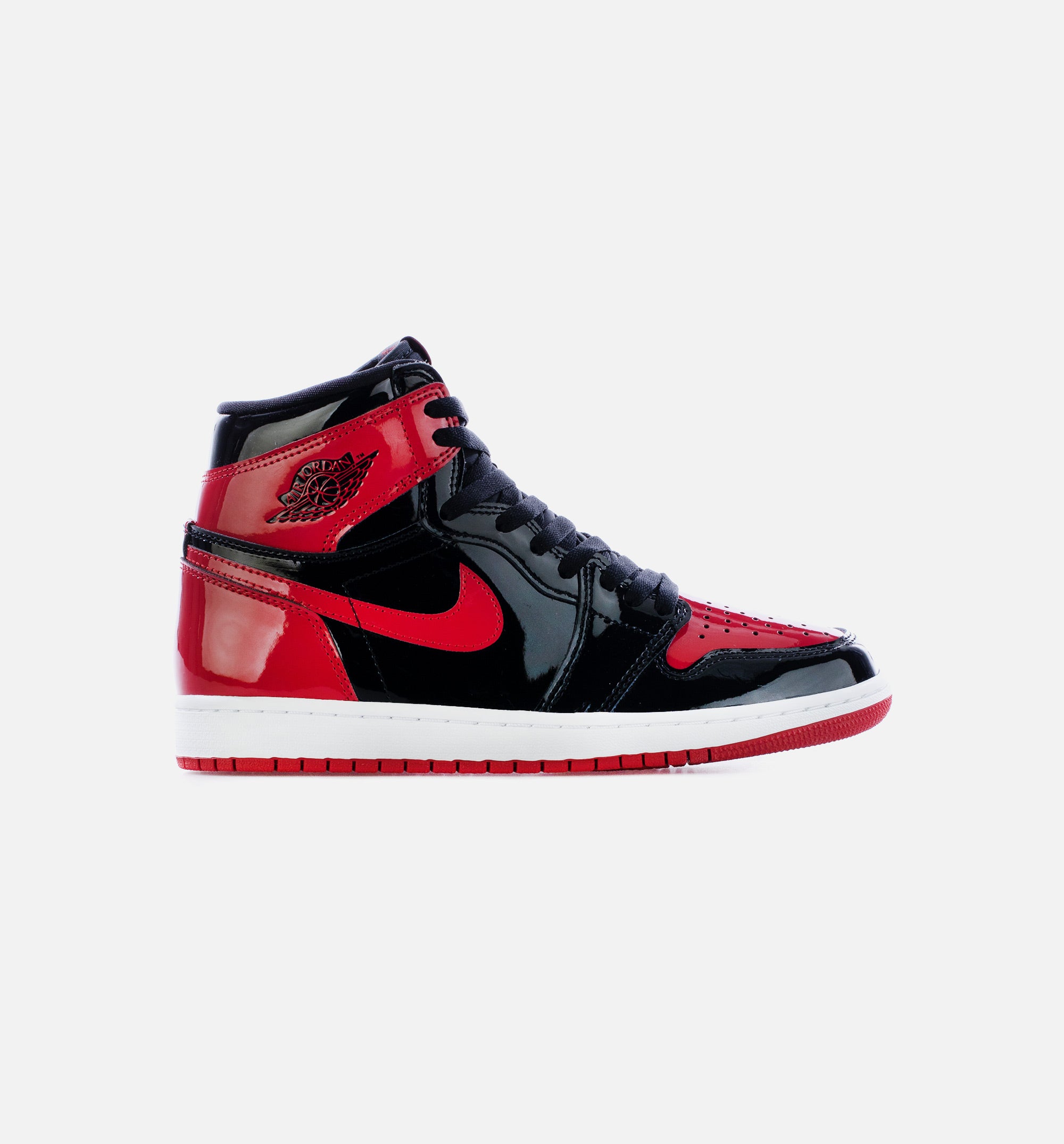 Air Jordan 1 High OG Patent Bred Mens Lifestyle Shoes - Black/White/Varsity Red Limit One Per Customer、mySite、dreamappss