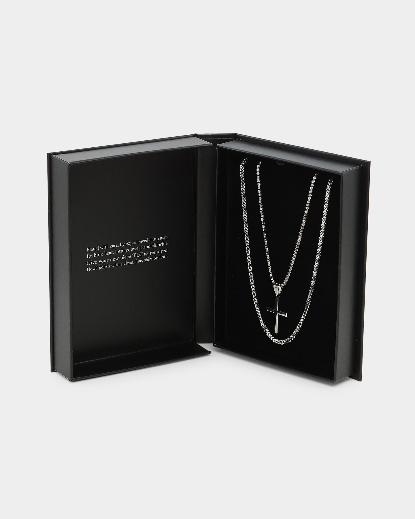 NXS Double Cross Chain White Gold、mySite、zt4zffjzw