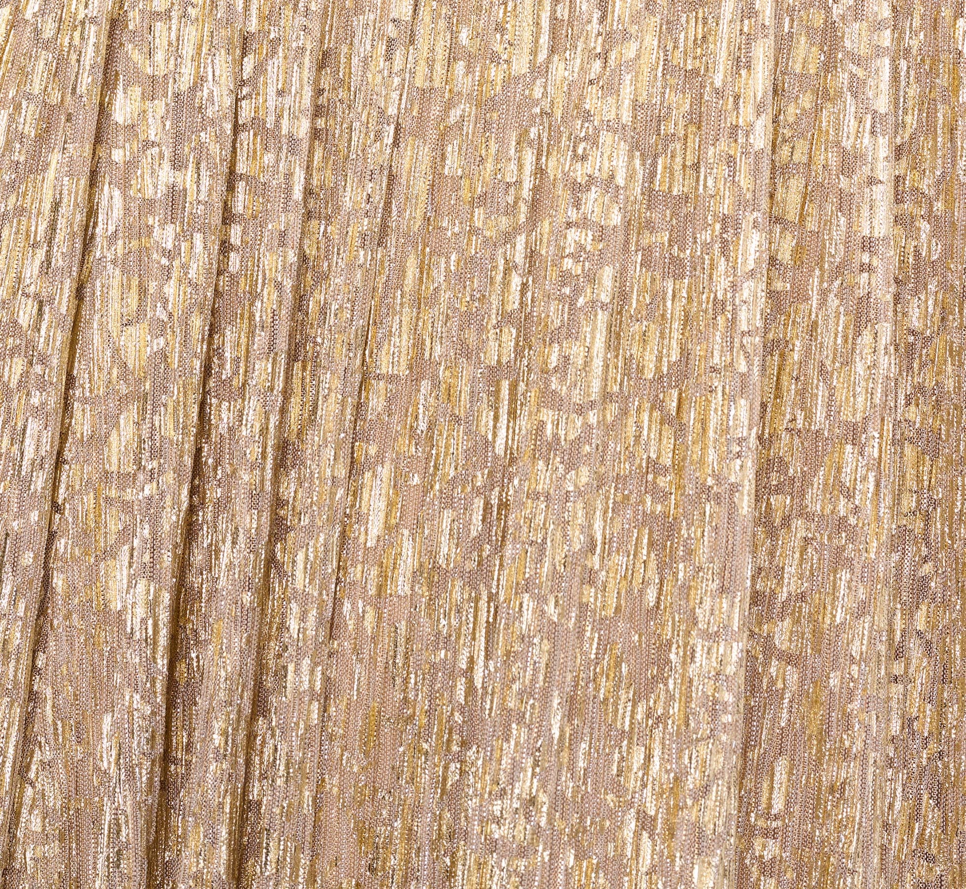 Off The Shoulder Metallic Foiled Metallic Pleated Mesh Long A-Line Ball Gown In Gold、mySite、solidvoid