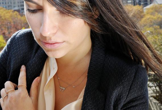 Diamond Chai Necklace In Yellow Gold、mySite、topwebapps