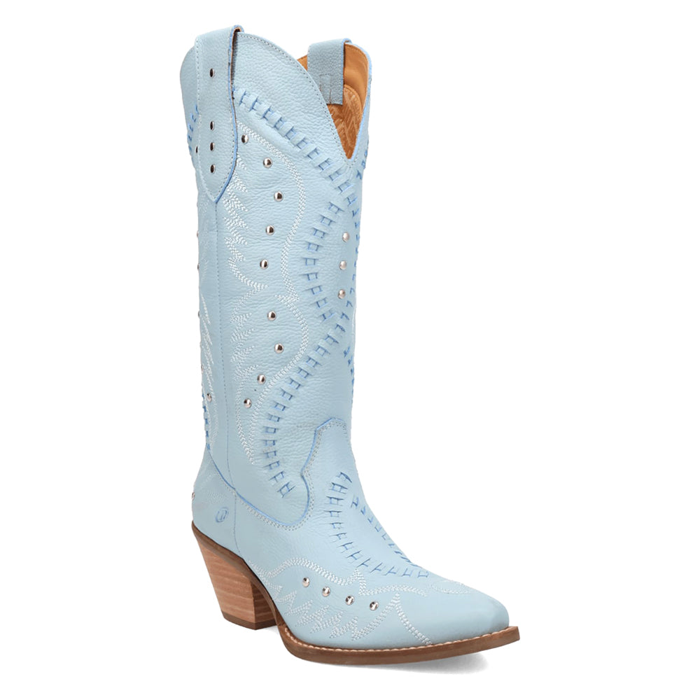 Pretty N' Pink Embroidered Studded Snip Toe Pull On Cowboy Boots、mySite、gtrtttuynbv