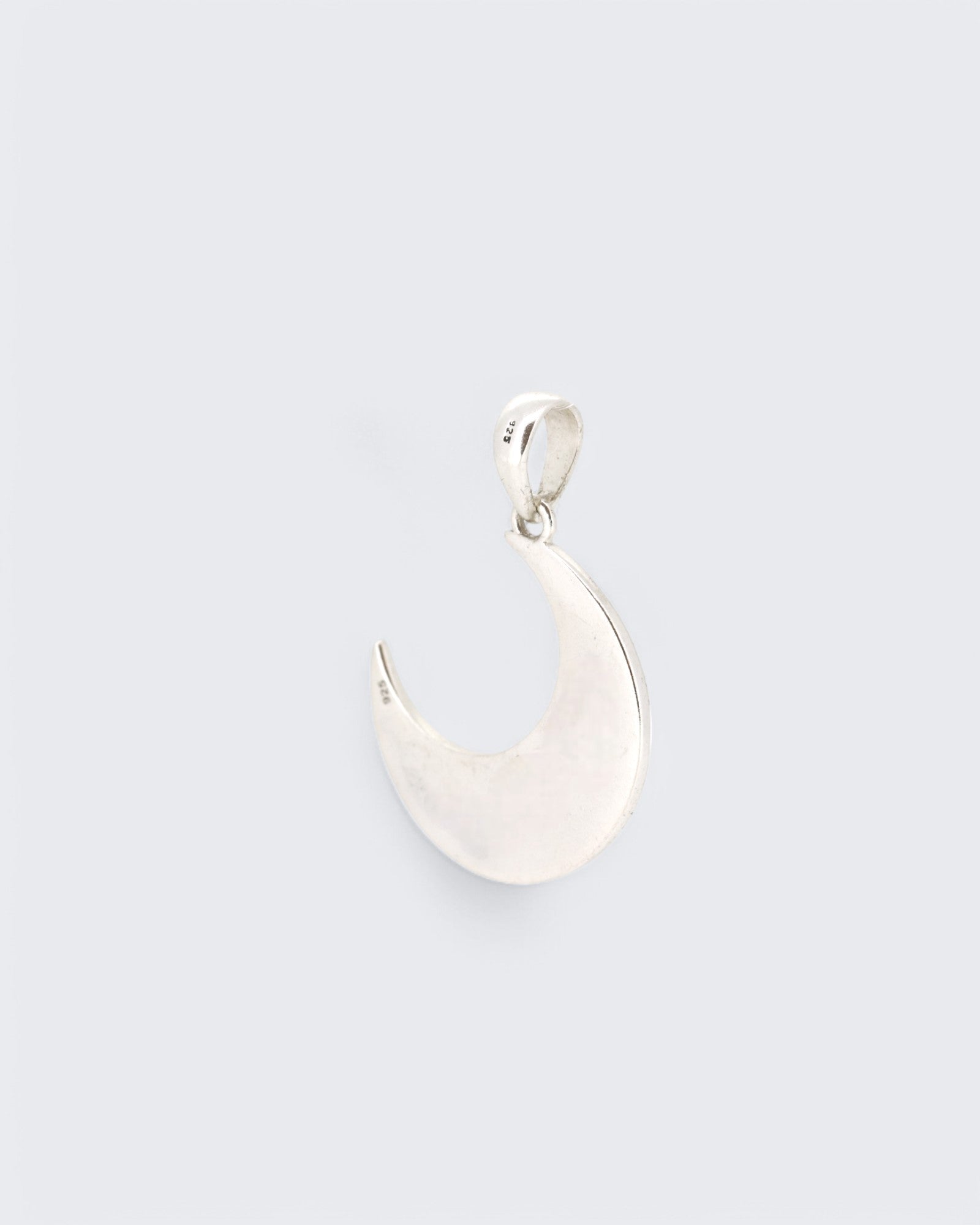 Sterling Silver Moon Wave Pendant、mySite、topwebapps