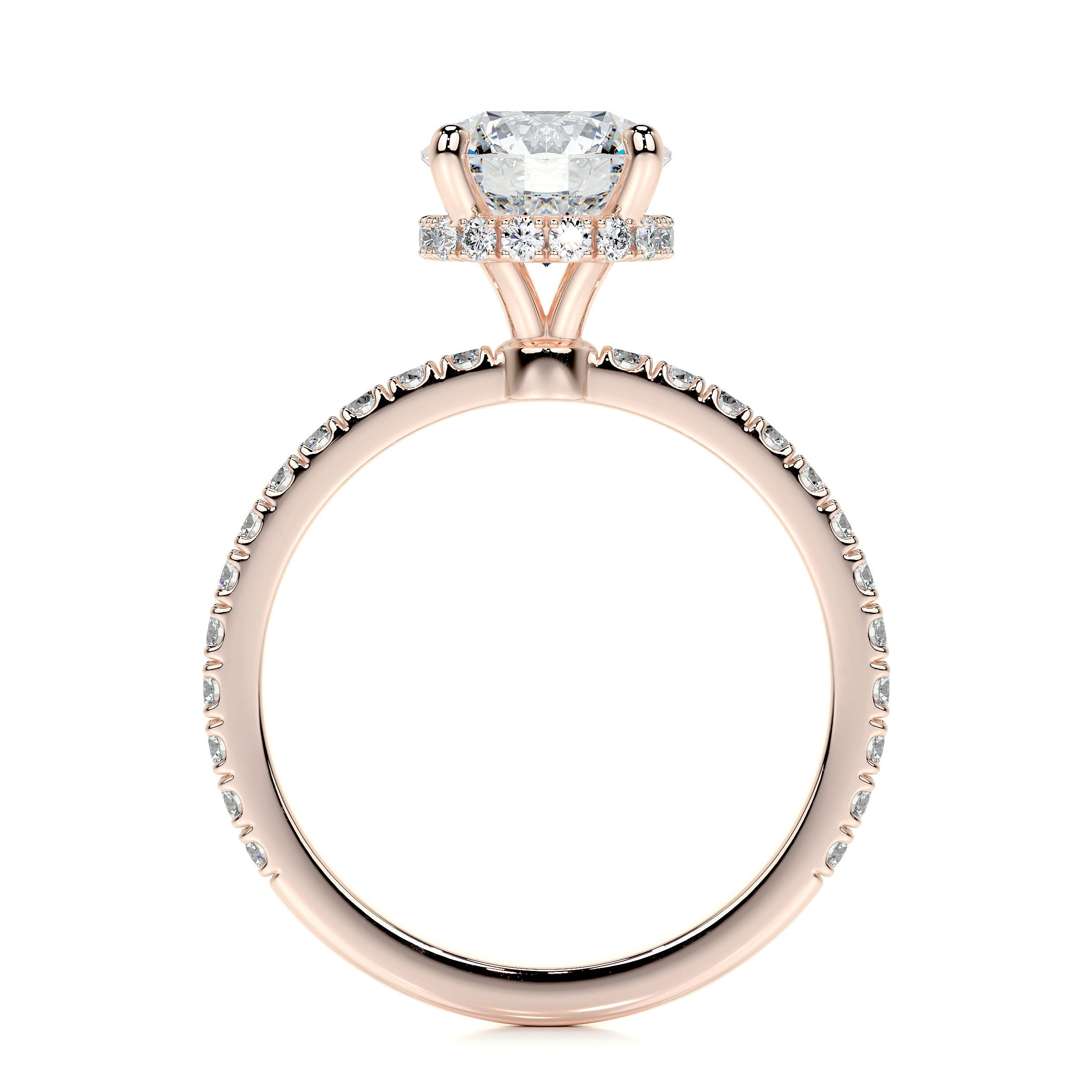 Vivienne Lab Grown Diamond Ring -14K Rose Gold (RTS)、mySite、hinf8tx79