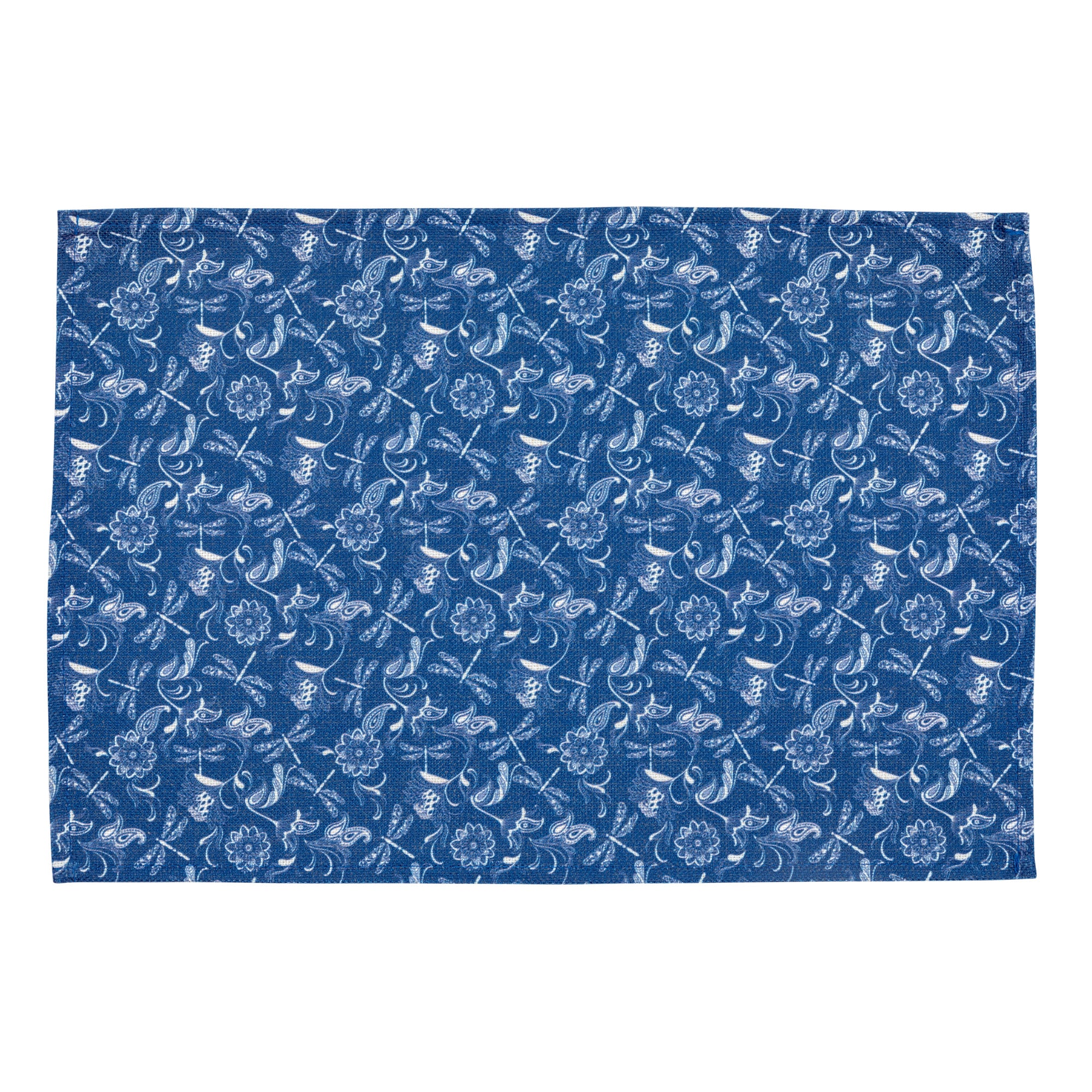 Blue Paisley Placemats - Set of 6、mySite、camillekostekn