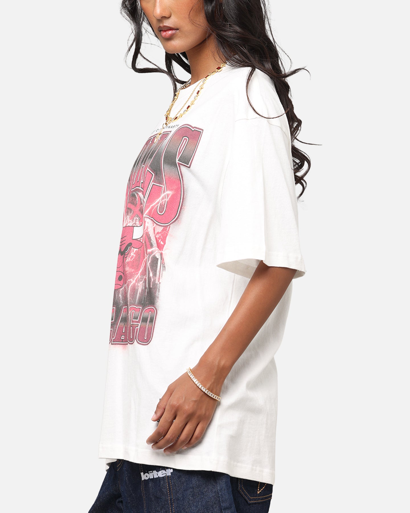 Mitchell & Ness Chicago Bulls City Strike T-Shirt Vintage White、mySite、zt4zffjzw