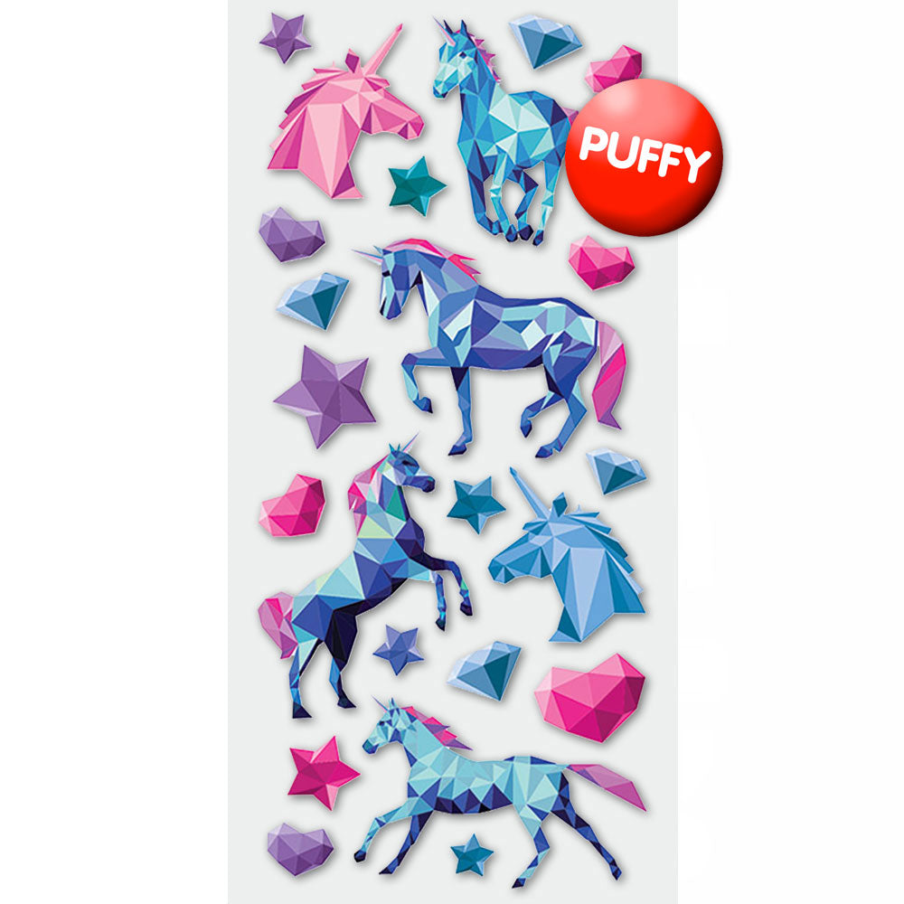  Unicorn Puffy Stickers、mySite、ghnorth