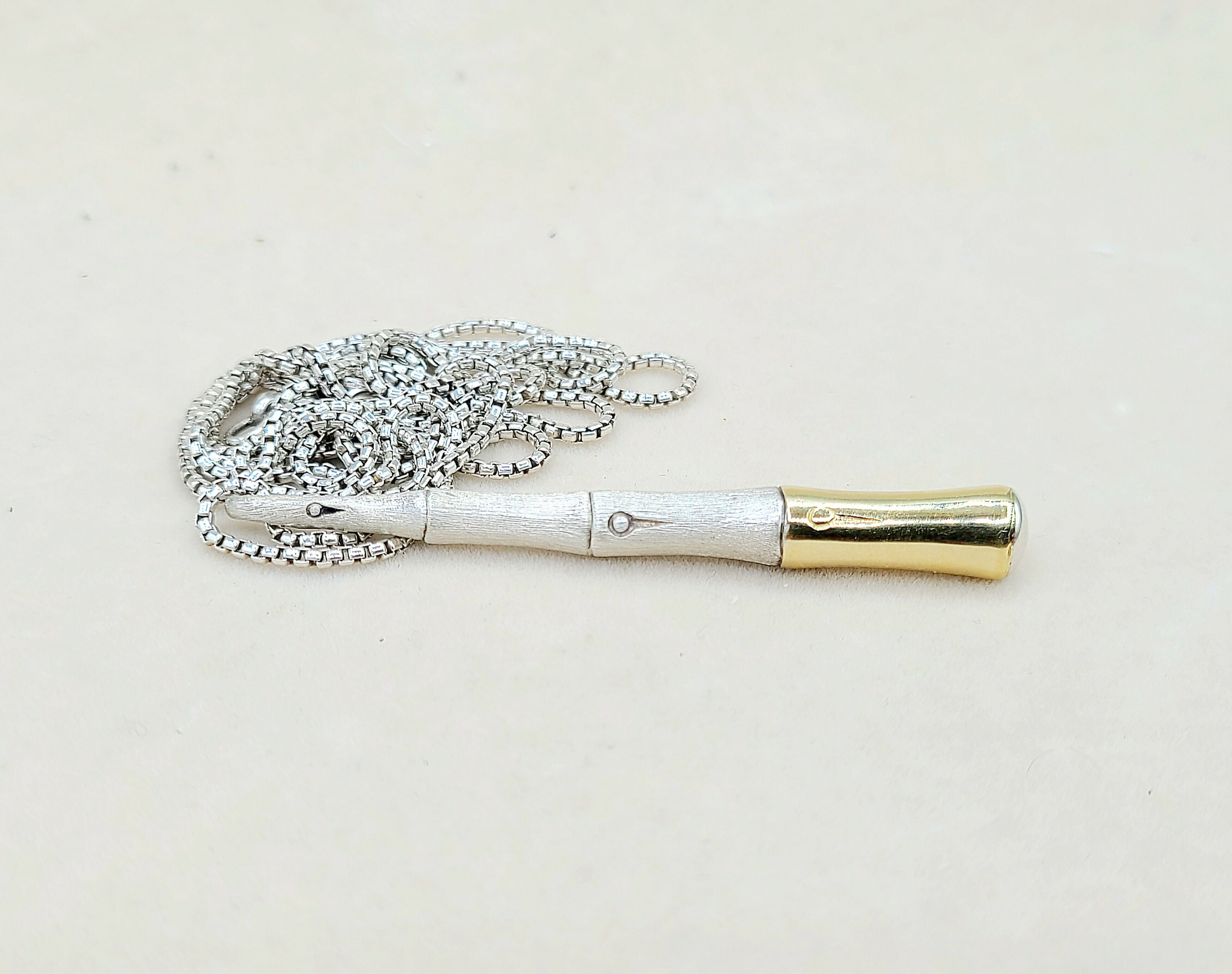 John Hardy Bamboo Pendant Necklace Gold & Silver、mySite、hinf8tx79