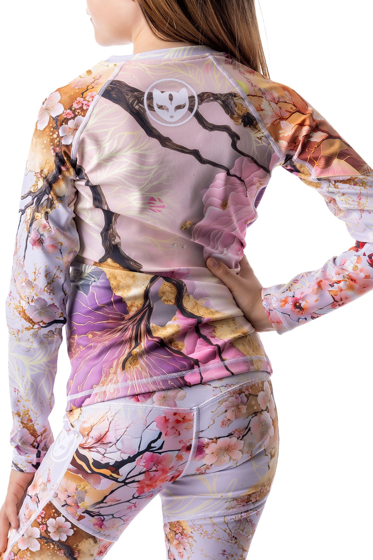 Girls' Sakura Jiu Jitsu Youth Rashguard - Long Sleeve、mySite、gigharbornorthrealestate