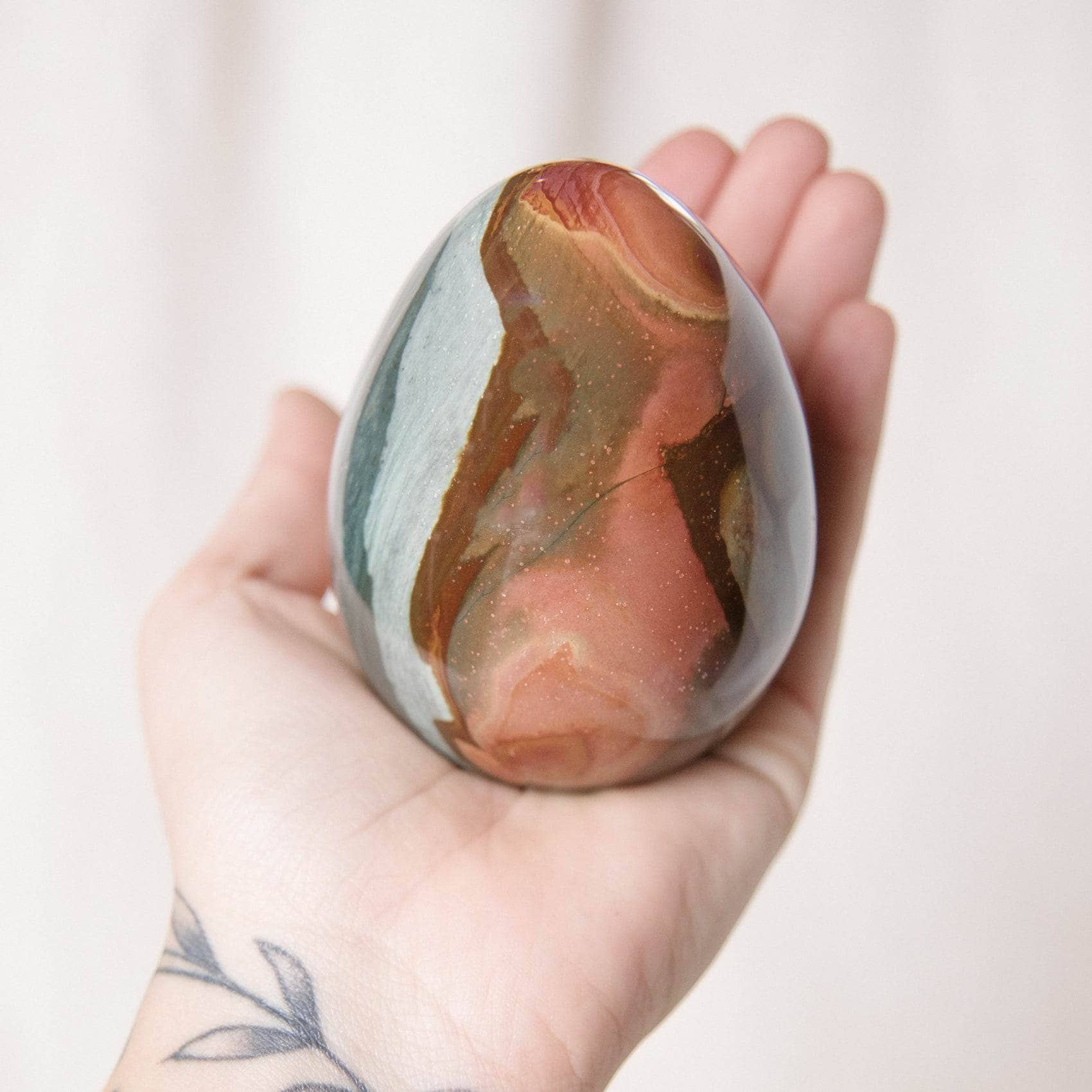 Polychrome Jasper Eggs - AAA Premium Quality、mySite、hinf8tx79