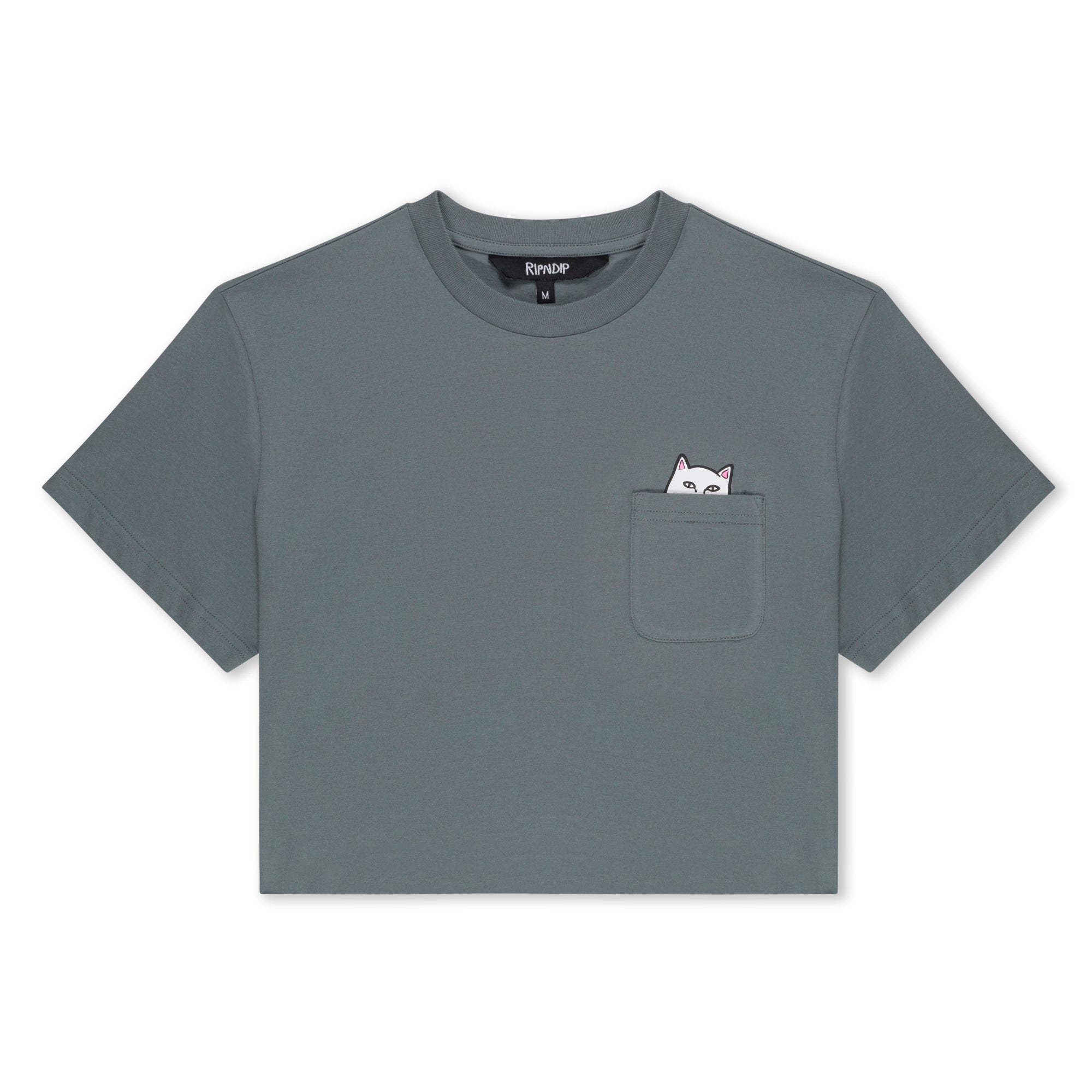  Lord Nermal Cropped Baby Pocket Tee (Charcoal)、mySite、merchandisen
