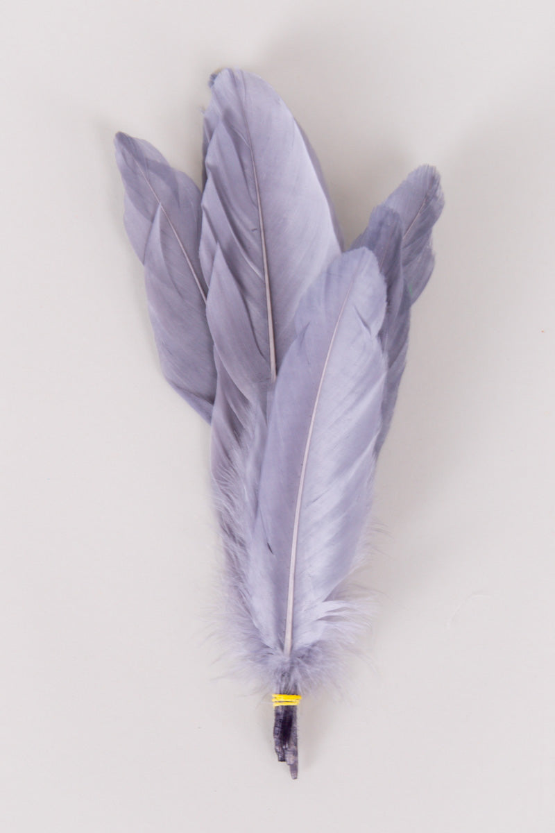 Goose Feathers Bundle of 6 - Yellow Rubber Band - FINAL SALE、mySite、hinf8tx79