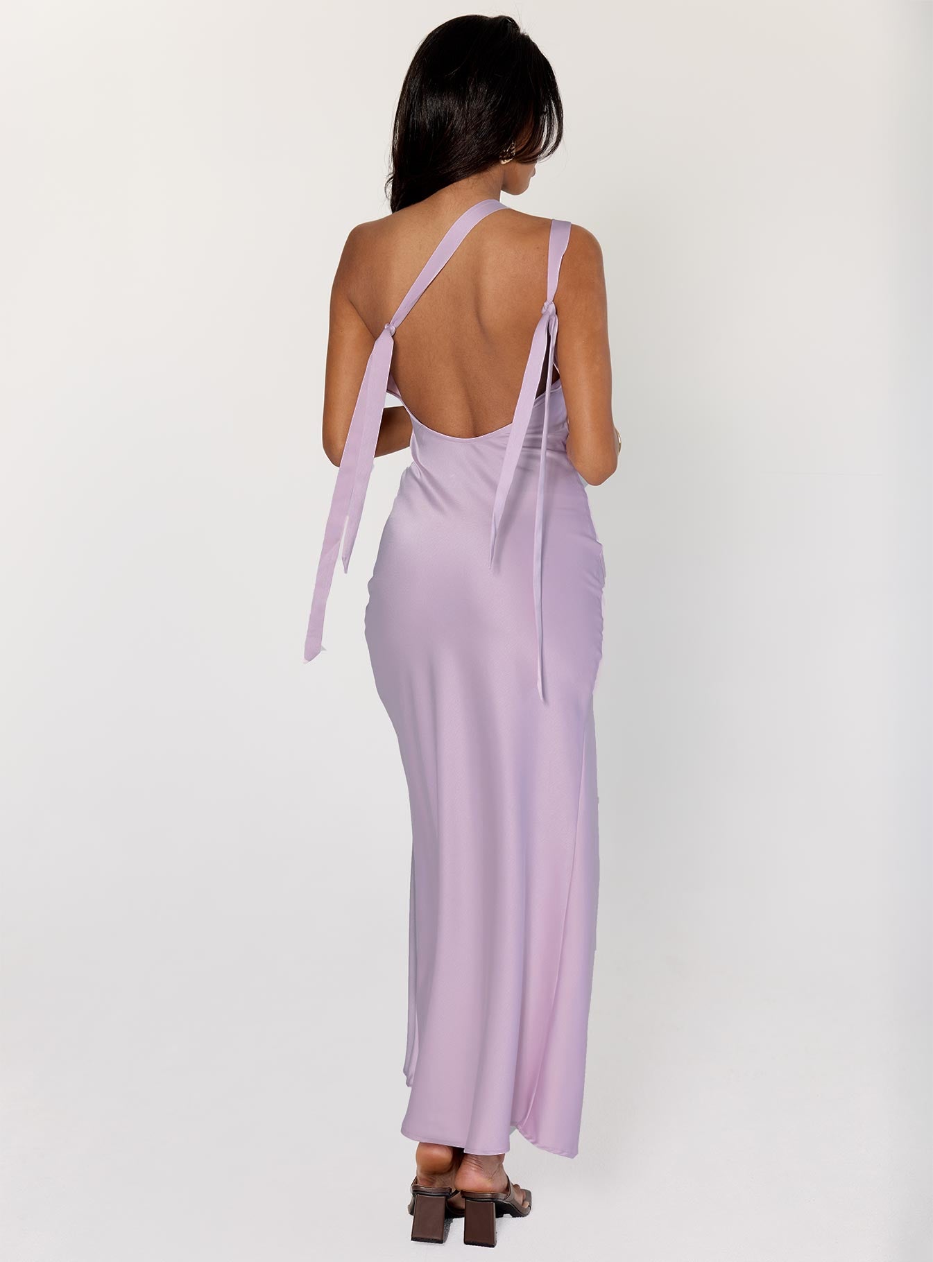 Someone Like You Tie Back Maxi Dress Purple、mySite、solidvoid