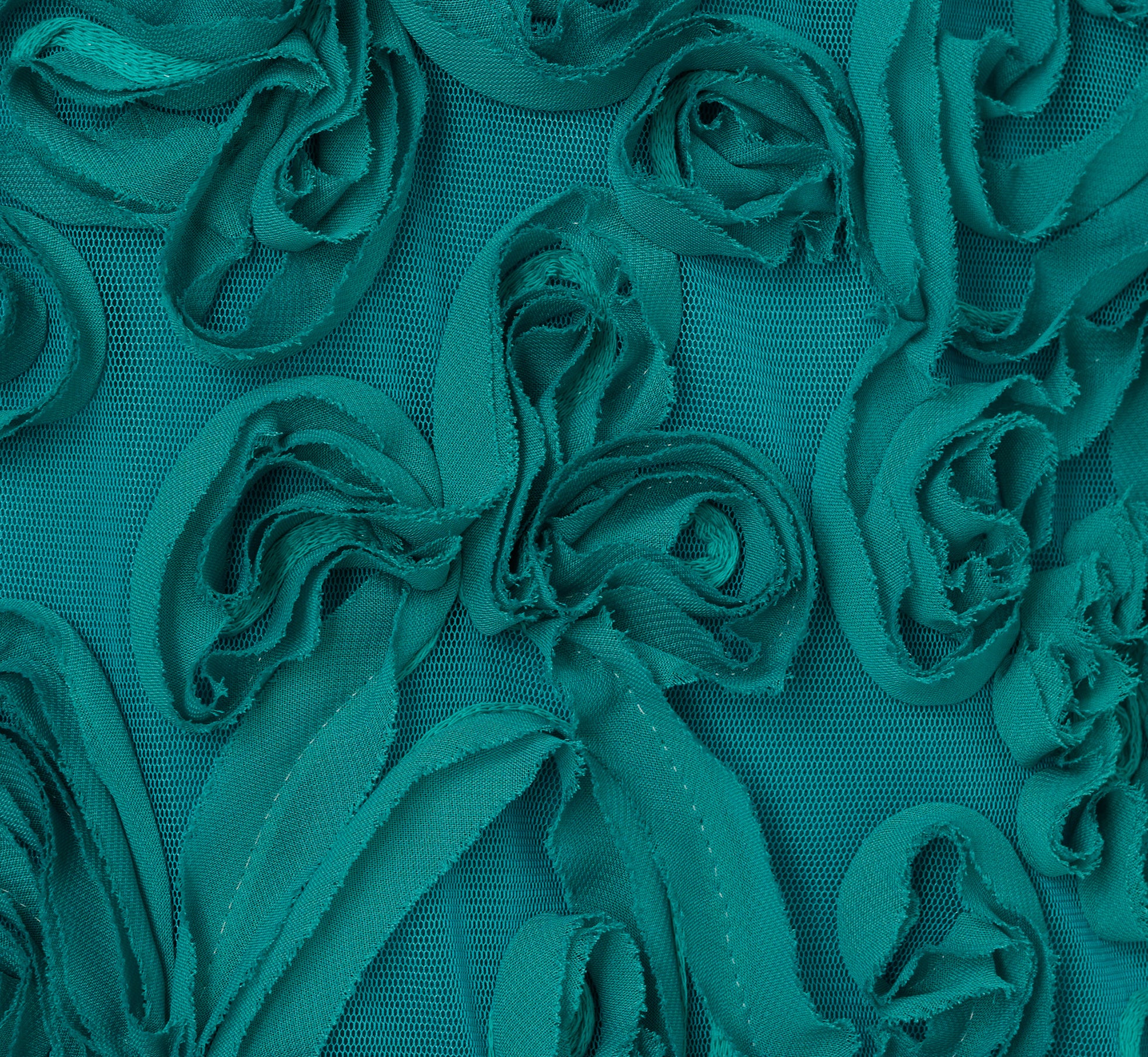 Soutache Embroidered Trapeze Dress In Teal Lagoon、mySite、solidvoid