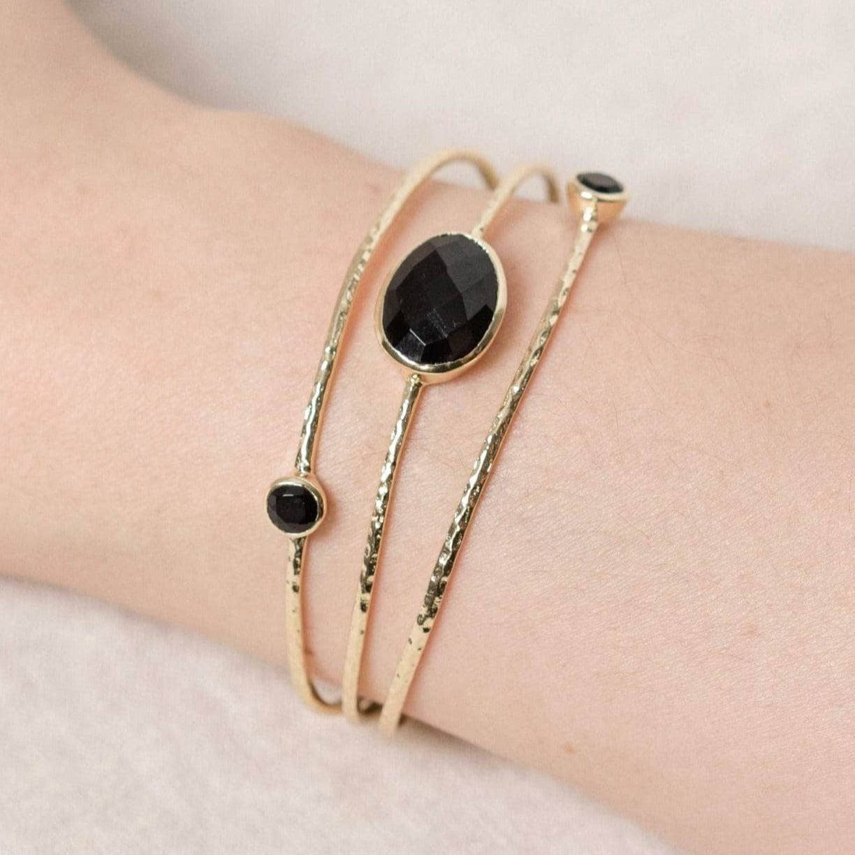 Black Tourmaline Gold or Silver Bracelet、mySite、hinf8tx79