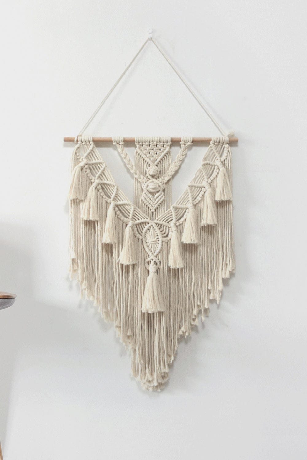 Macrame Fringe Wall Hanging Decor、mySite、g9winljtr