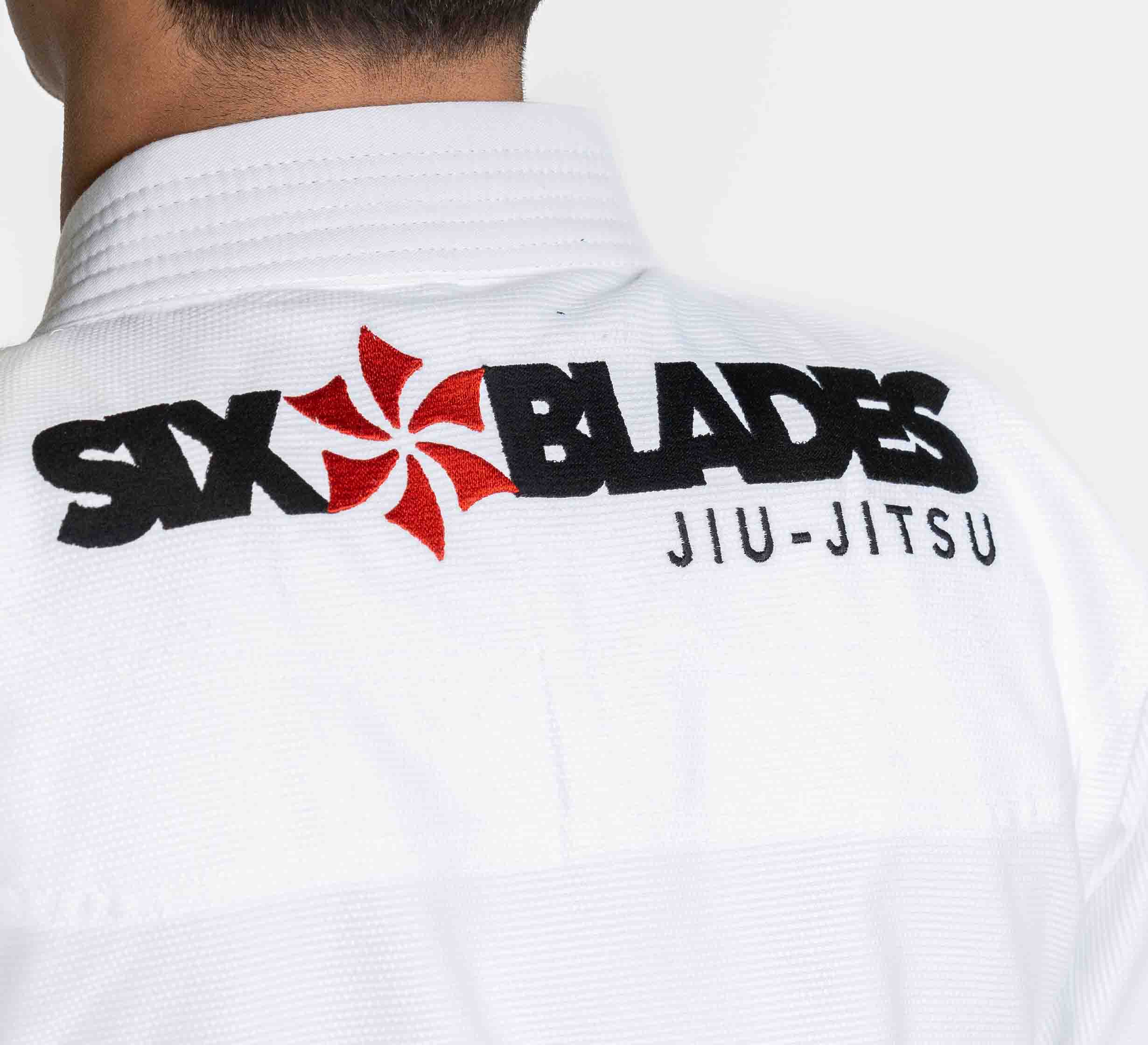 Six Blades Association BJJ Gi White、mySite、gigharbornorthrealestate