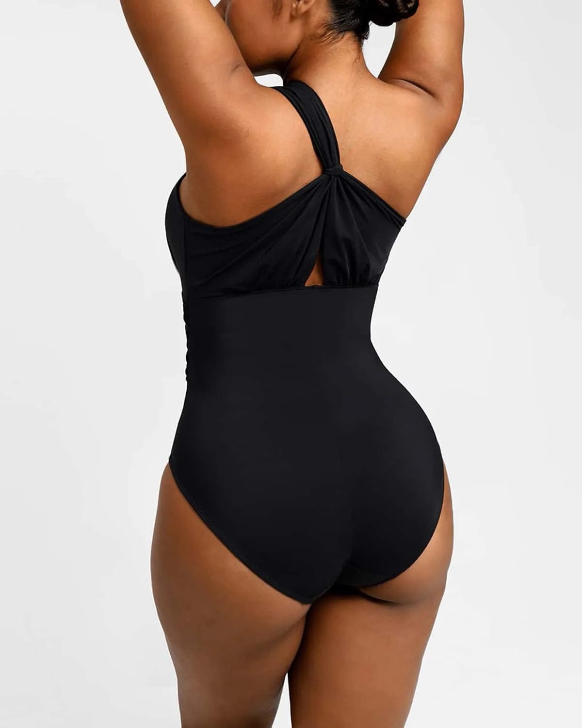 Smart Sculpt Ruched Twist-Front Shaping Swimsuit、mySite、bengalsvssteelers