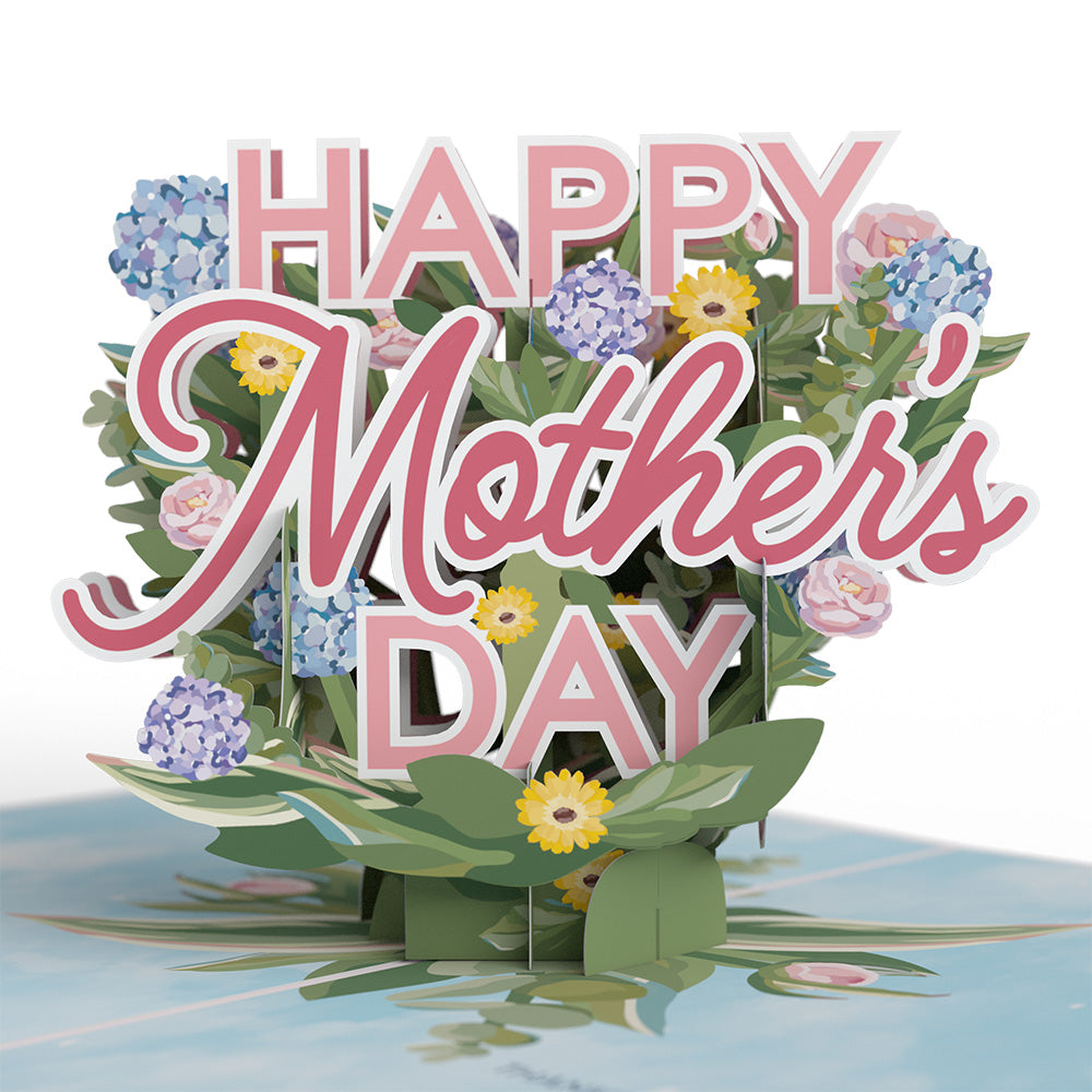 To My Wife Hydrangea Pop-Up Card、mySite、solidvoid