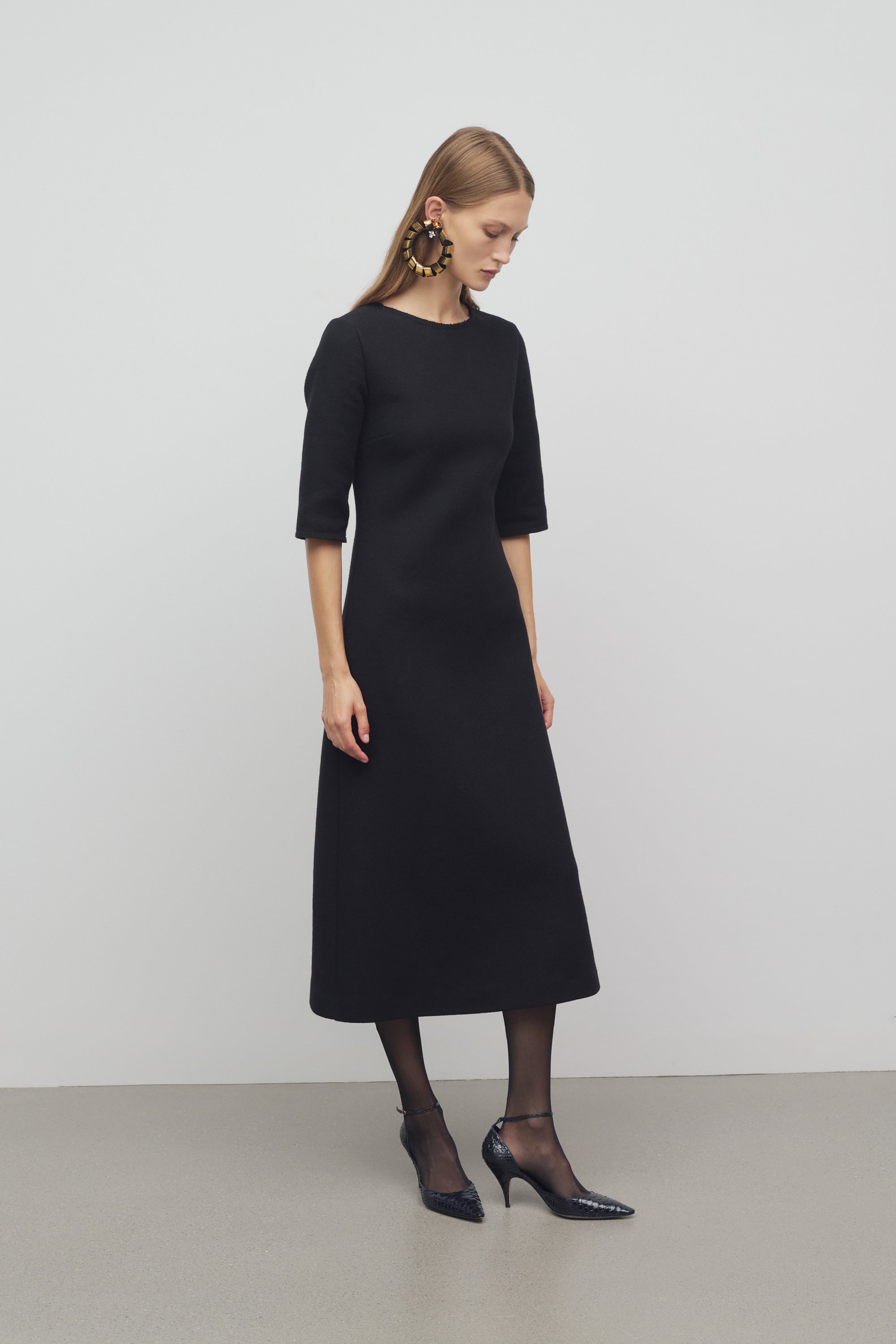 Solene Dress in Wool and Nylon、mySite、aoinhome