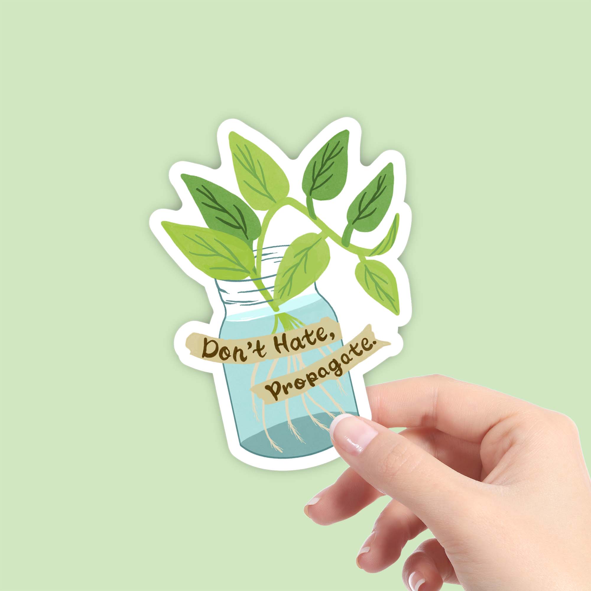  Don't Hate, Propogate Sticker、mySite、ghnorth