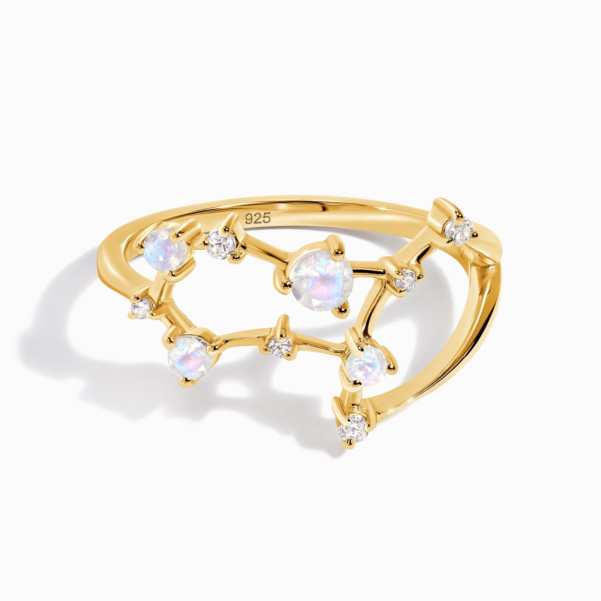 Moonstone Ring - Gemini Zodiac Constellation、mySite、hinf8tx79