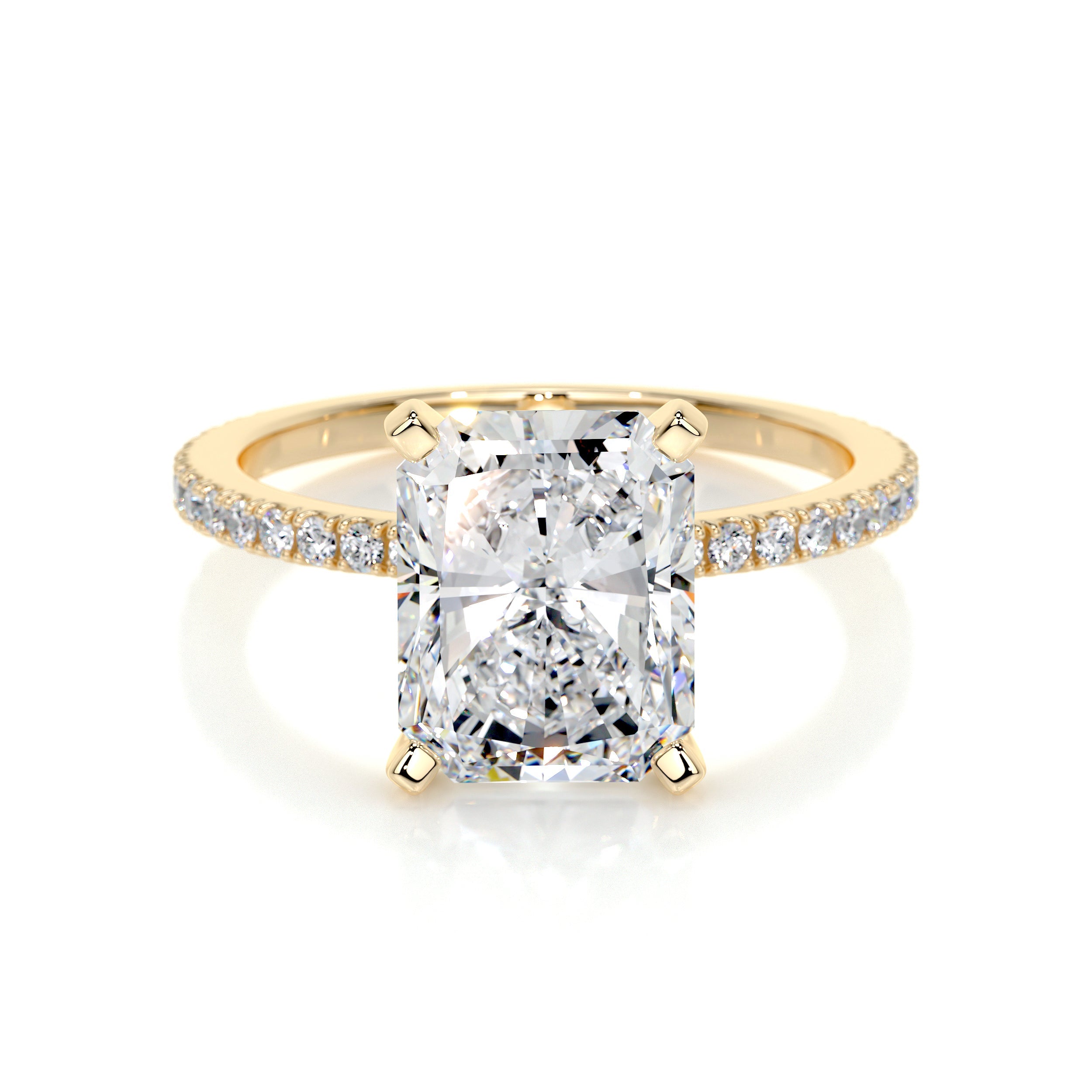 Audrey Lab Grown Diamond Ring -18K Yellow Gold、mySite、hinf8tx79