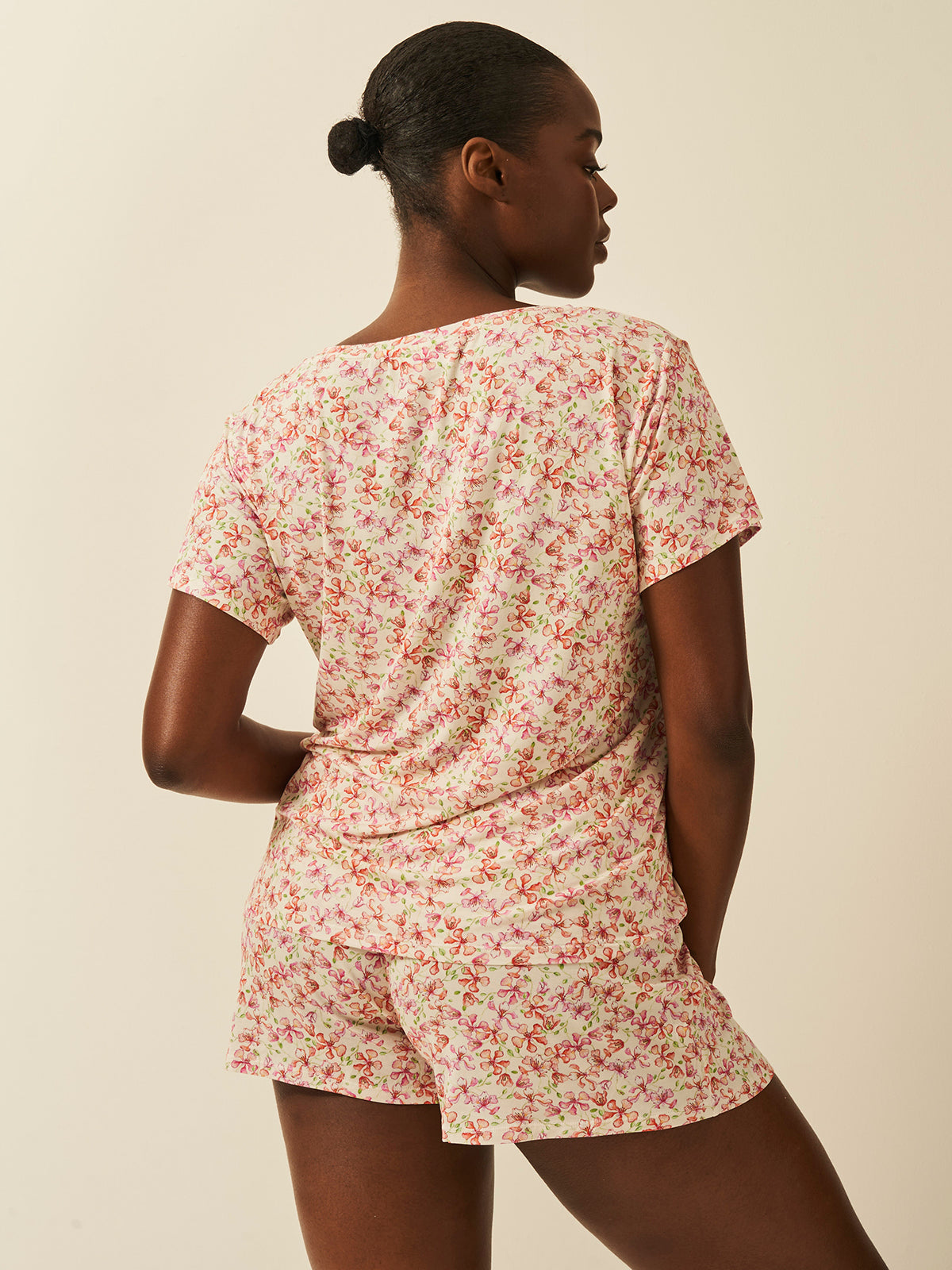 T-shirt & Short Pyjama Set - Antique Floral、mySite、bengalsvssteelers