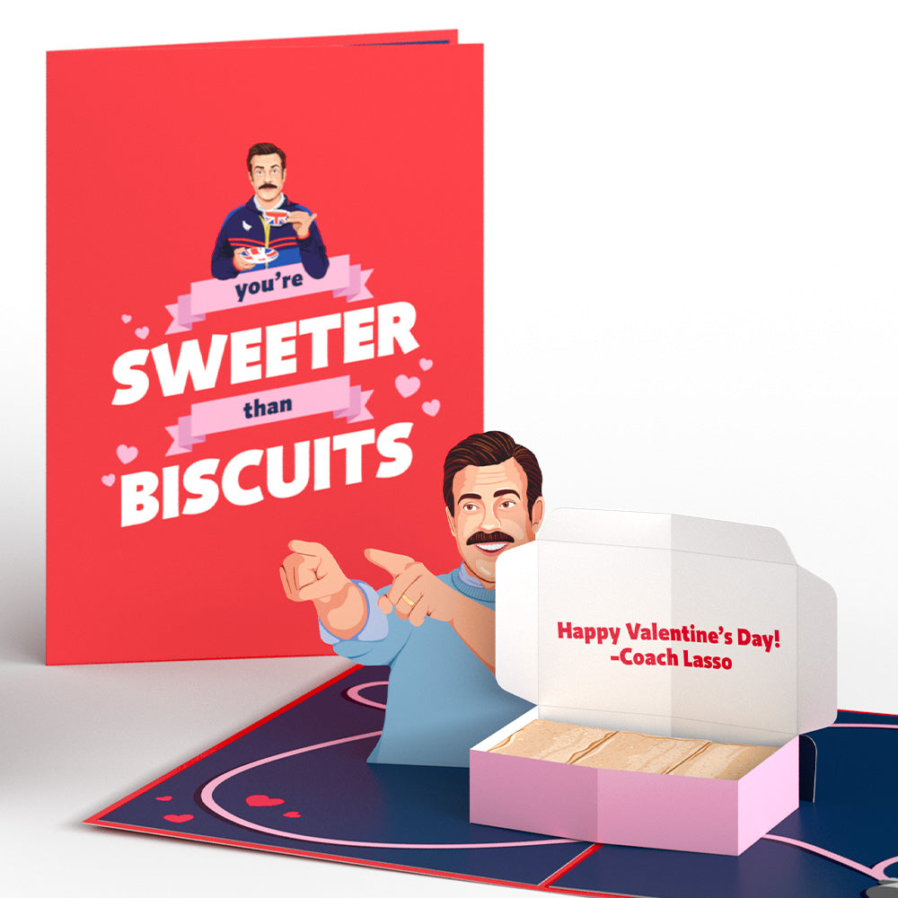 Ted Lasso Sweeter Than Biscuits Pop-Up Card、mySite、solidvoid