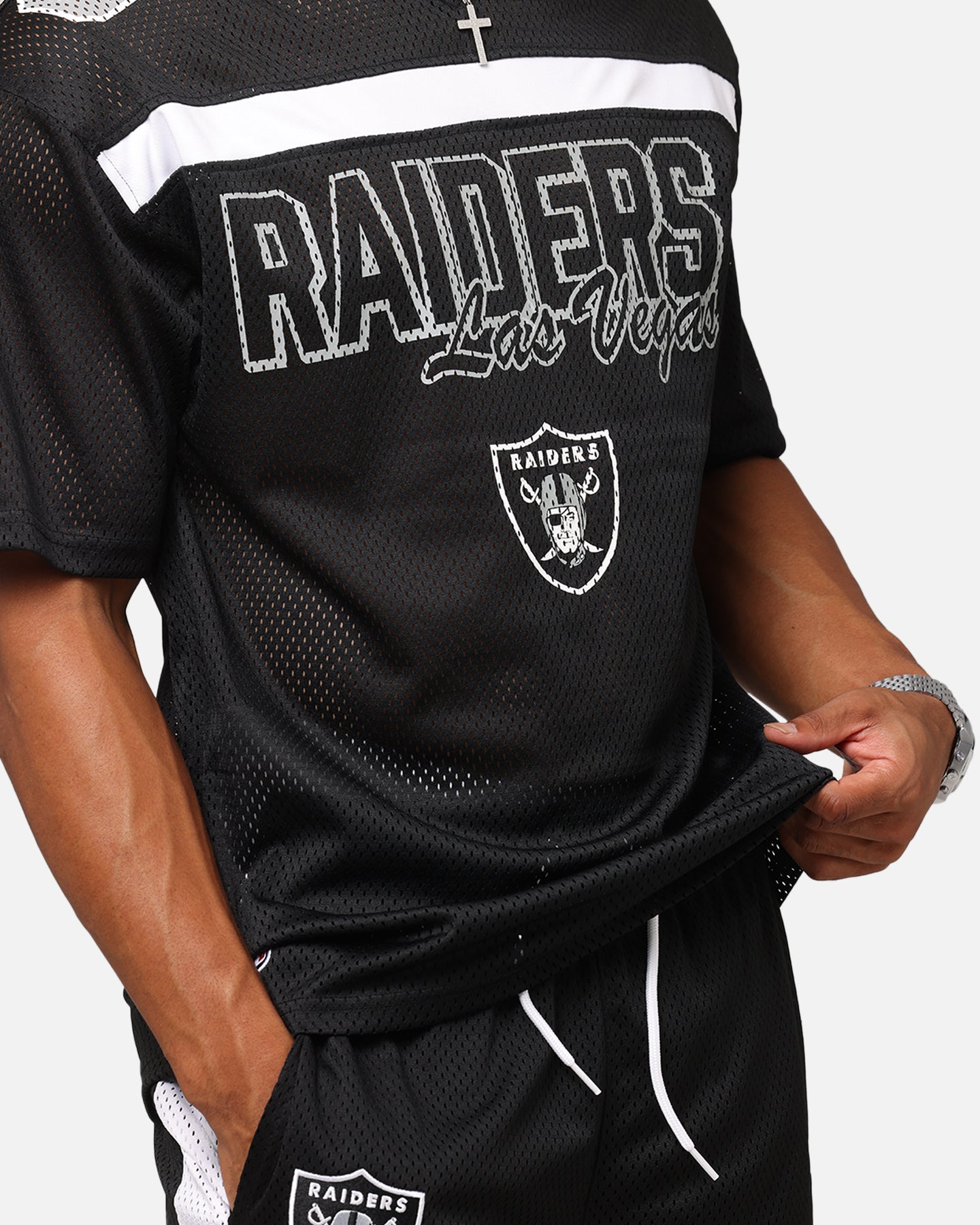 New Era Las Vegas Raiders NFL Mesh Graphic Jersey Black、mySite、zt4zffjzw